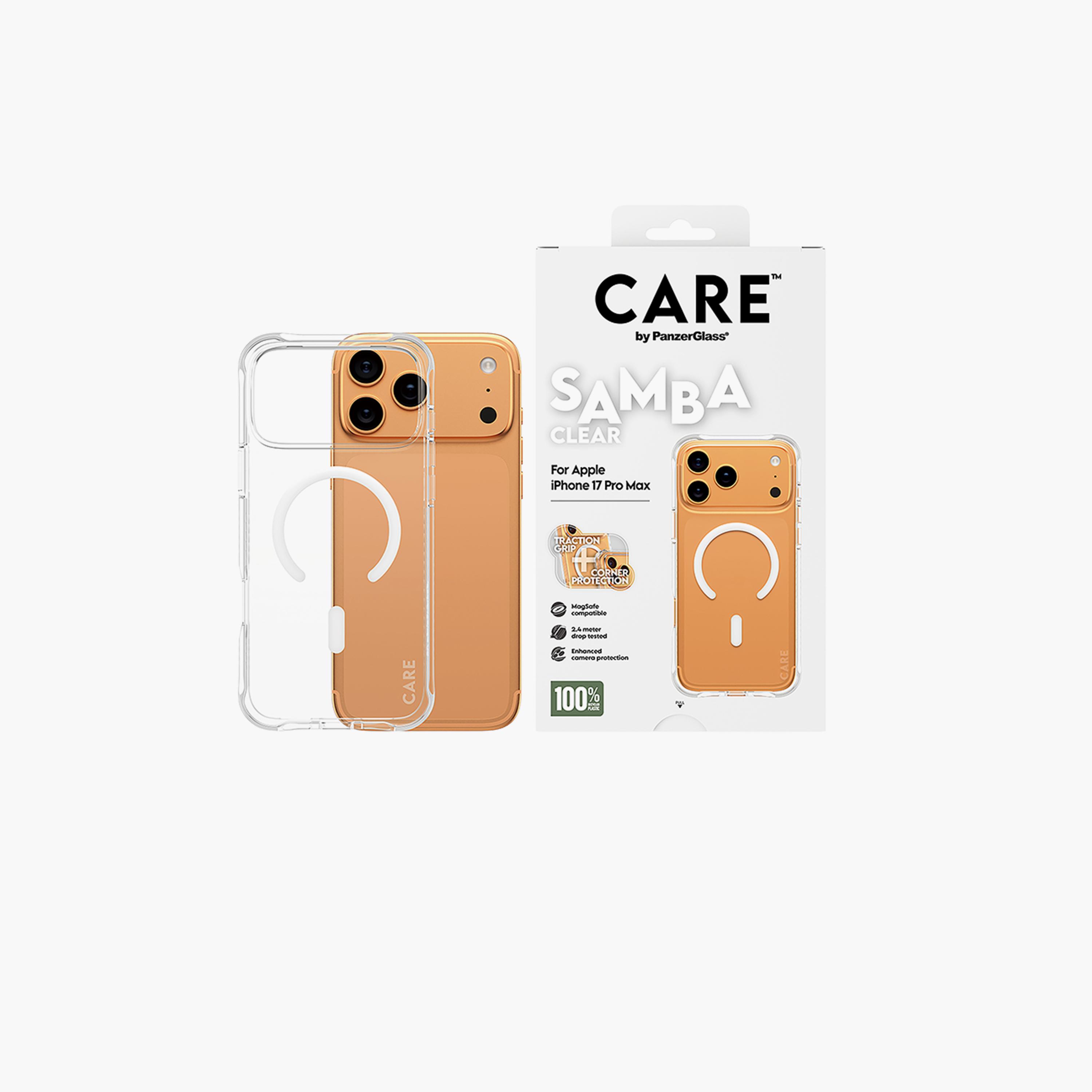 PanzerGlass iPhone 17 Pro Max Fashionable Samba White MagSafe Care Case-electronics-accessories-mobileaccesories-image-3