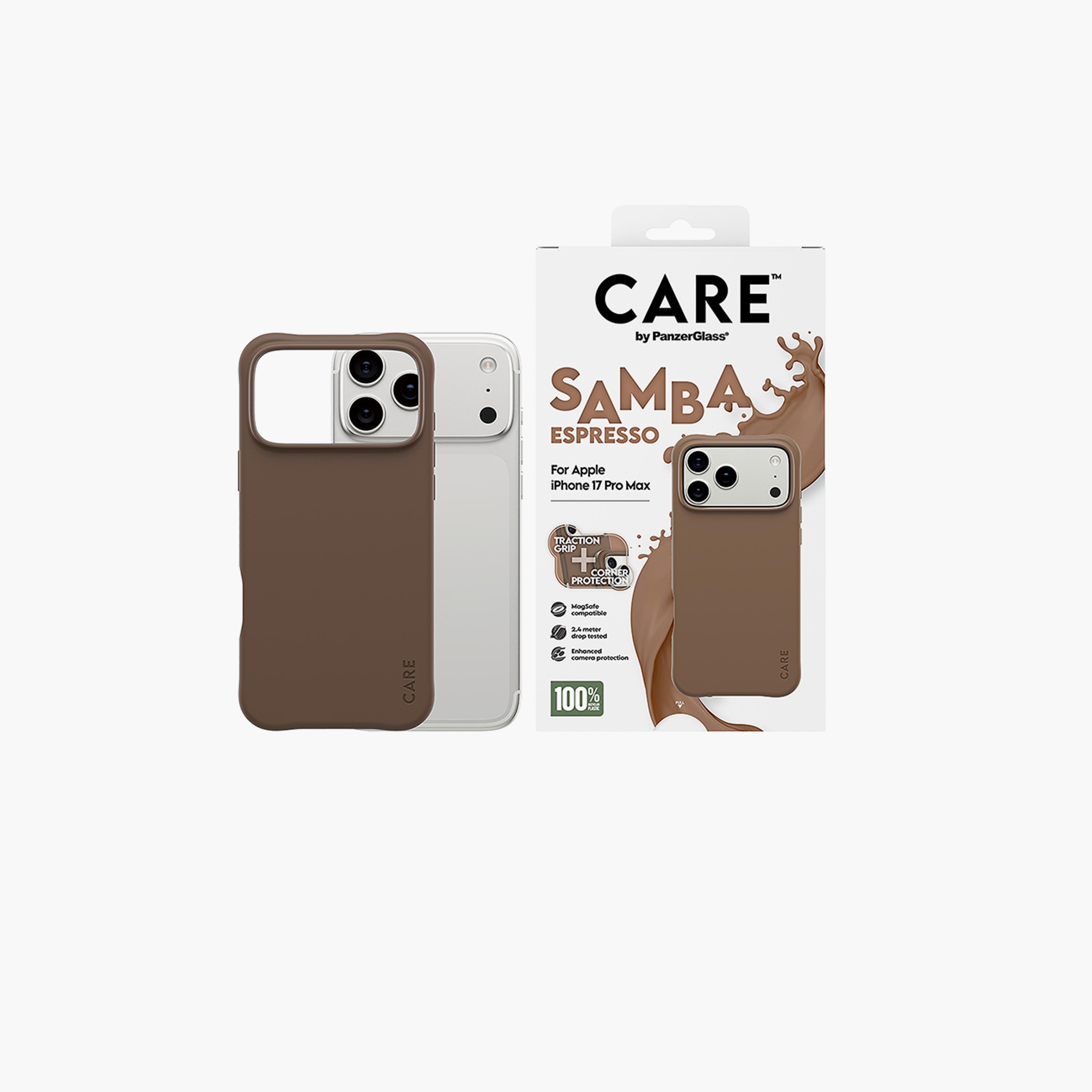 PanzerGlass iPhone 17 Pro Max Fashionable Samba MagSafe Care Case (Espresso)-electronics-accessories-mobileaccesories-image-3