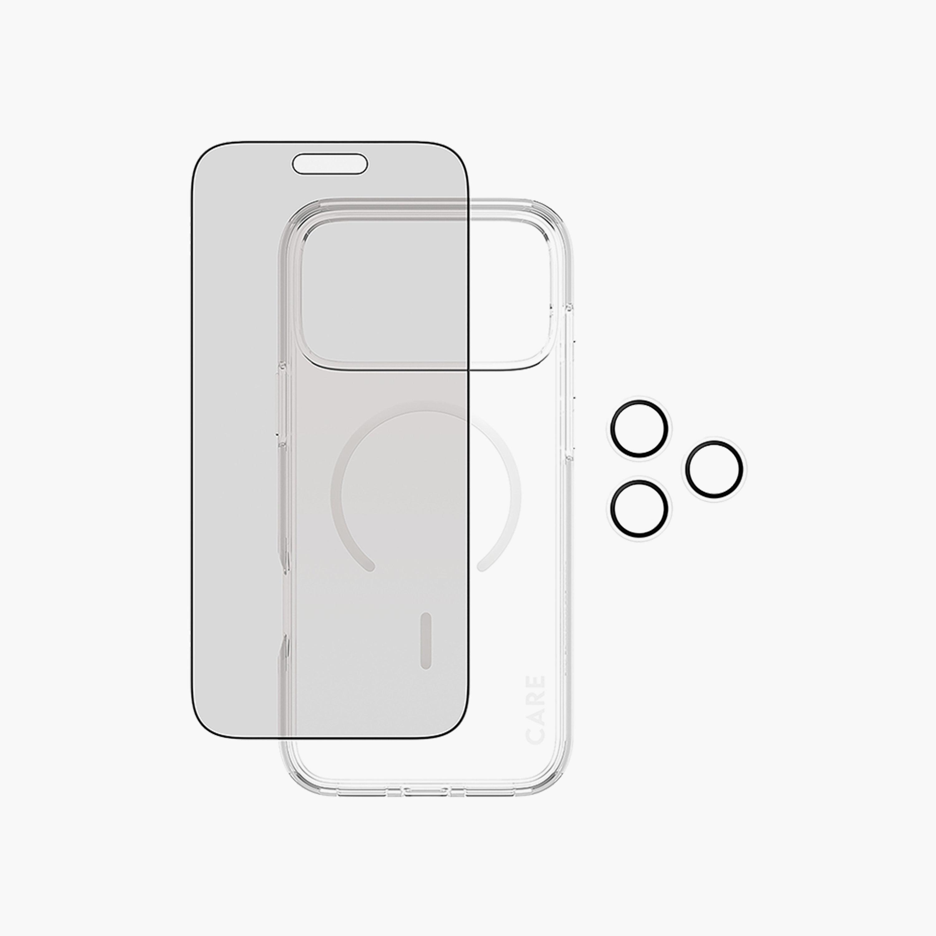 PanzerGlass iPhone 17 Pro Max 3-in-1 Flagship CARE Protection Package Privacy-electronics-accessories-mobileaccesories-image-1