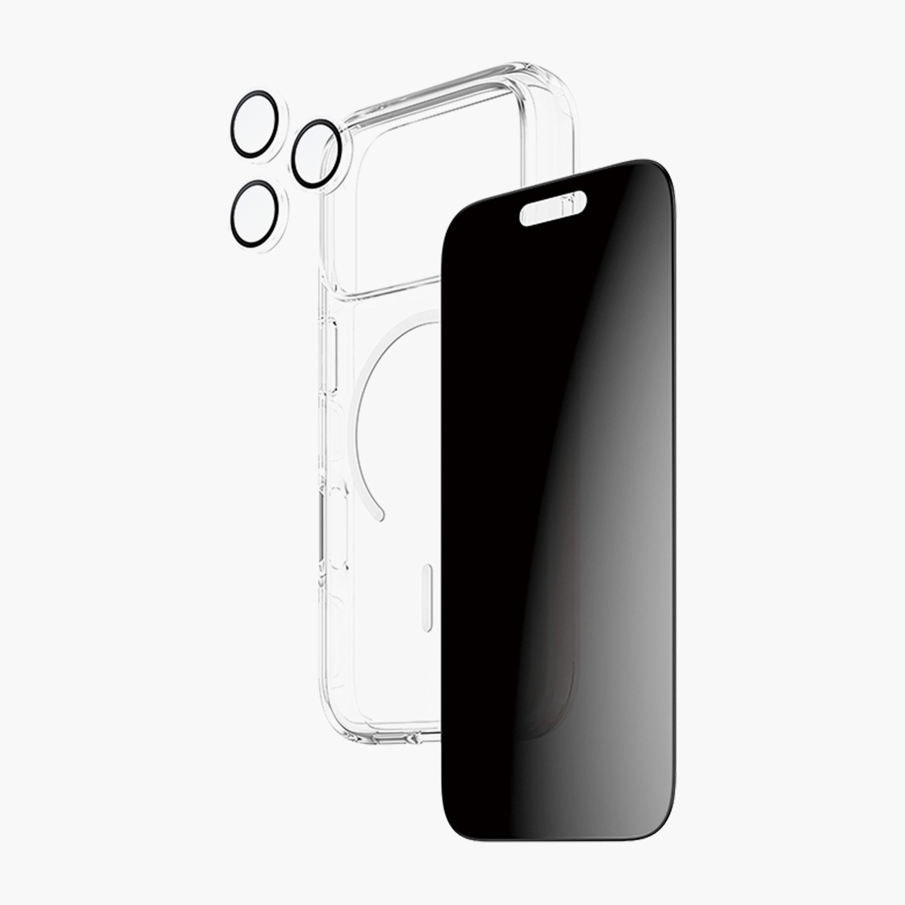 PanzerGlass iPhone 17 Pro 3-in-1 Flagship CARE Protection Package Privacy-electronics-accessories-mobileaccesories-image-4