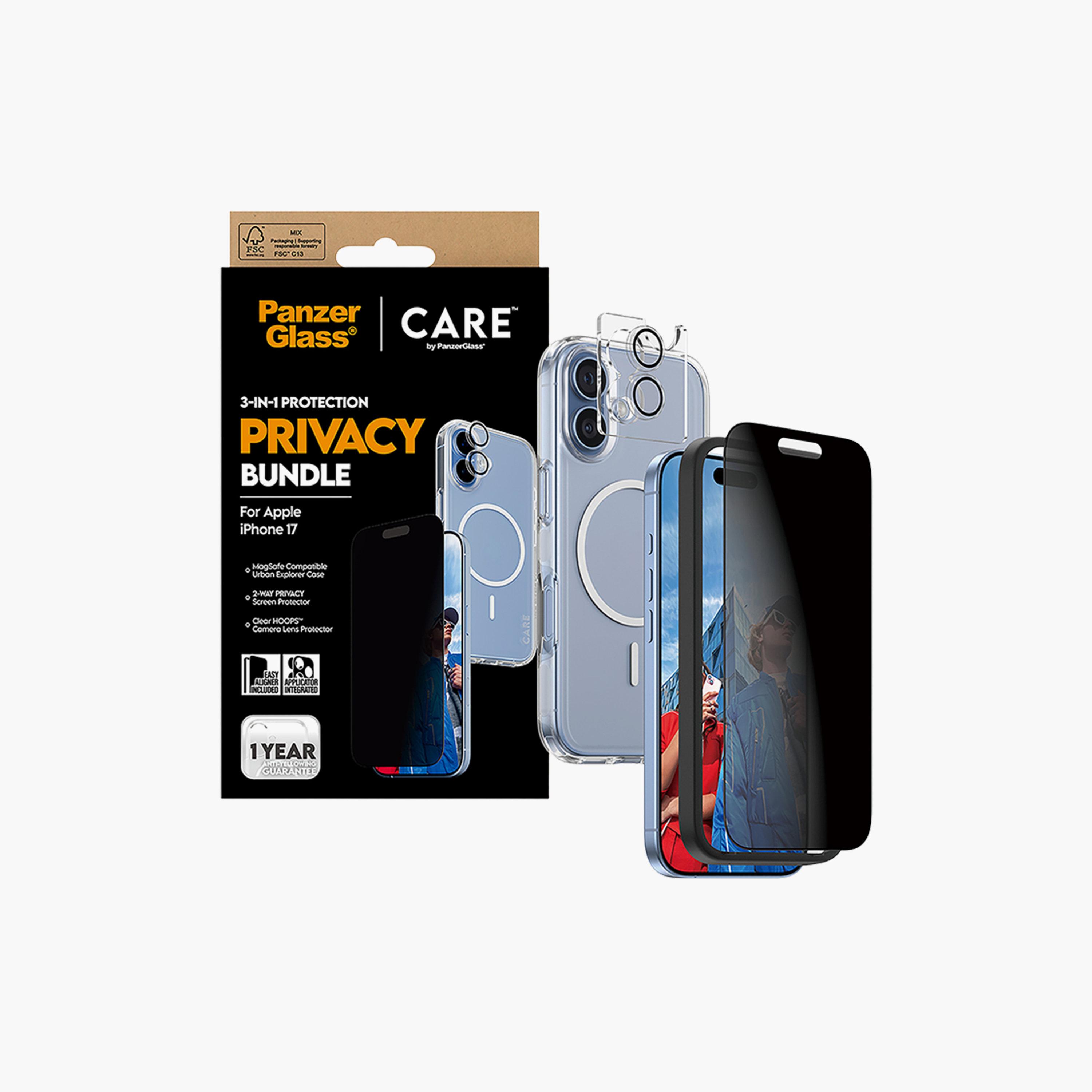 PanzerGlass iPhone 17 3-in-1 Flagship CARE Protection Package Privacy-electronics-accessories-mobileaccesories-image-2