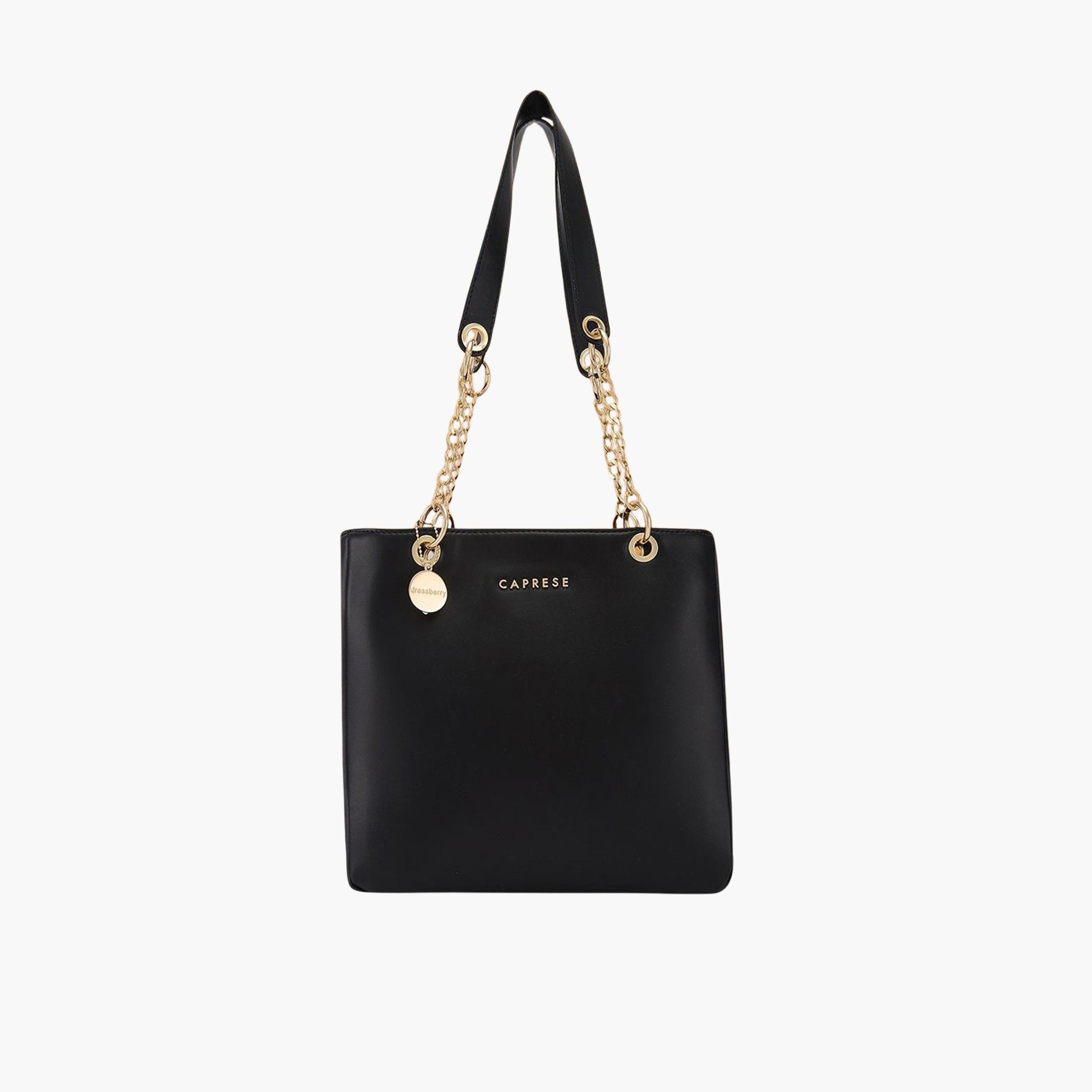 كابريس - شنطة أبينا سادة بمقبض مزدوج وسحاب | 30 × 25 × 12 سم-women-bagsandwallets-handbags-image-1