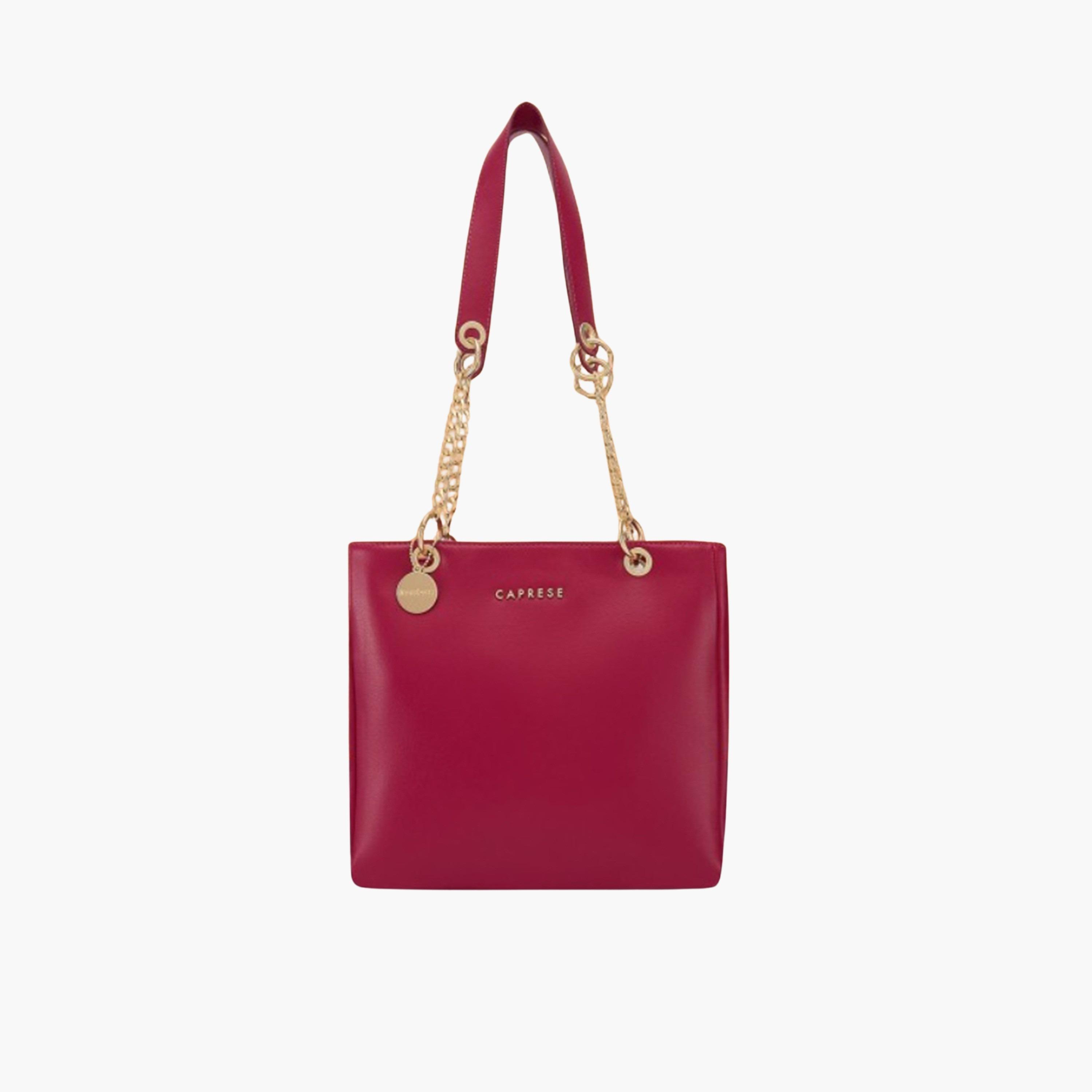 Caprese Abena Plain Double Handle Tote Bag with Zipper | 30 x 25 x 12 CM-women-bagsandwallets-handbags-image-1