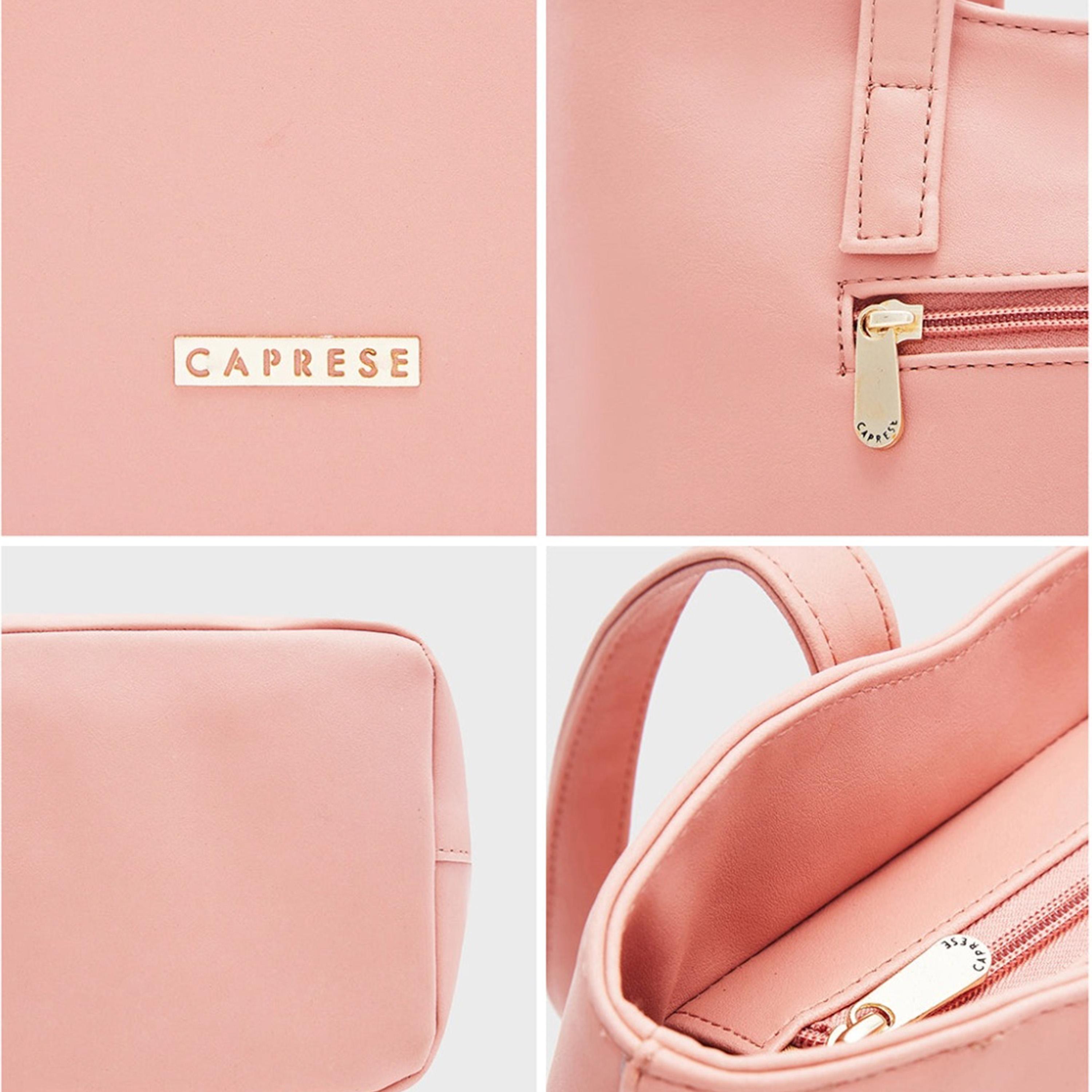 Caprese Afra Plain Double Handle Tote Bag with Zipper | 30 x 25 x 12 CM-women-bagsandwallets-handbags-image-6