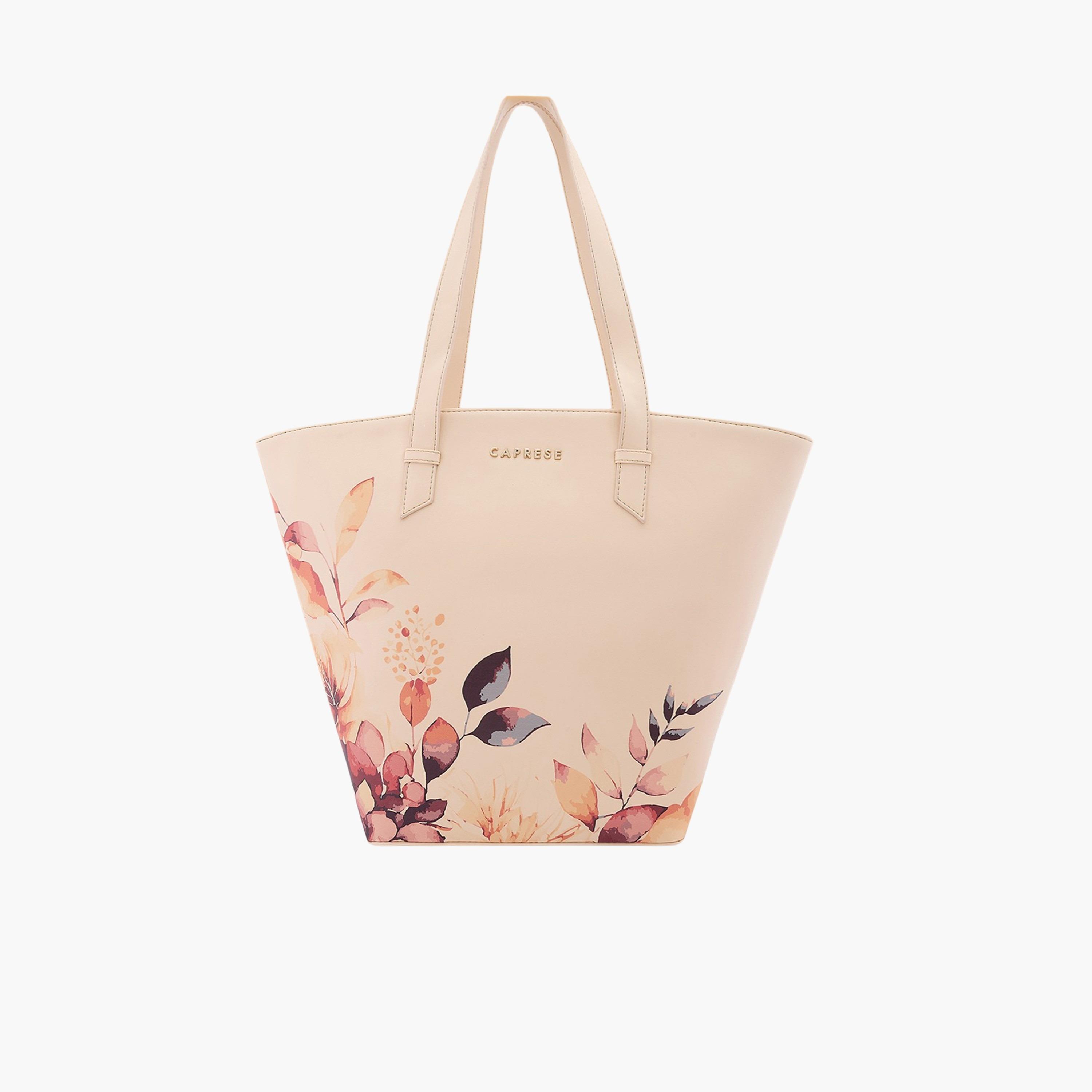 Caprese Alaya Printed Double Handle Satchel Bag with Zipper | 28 x 22 x 11 CM-women-bagsandwallets-handbags-image-1