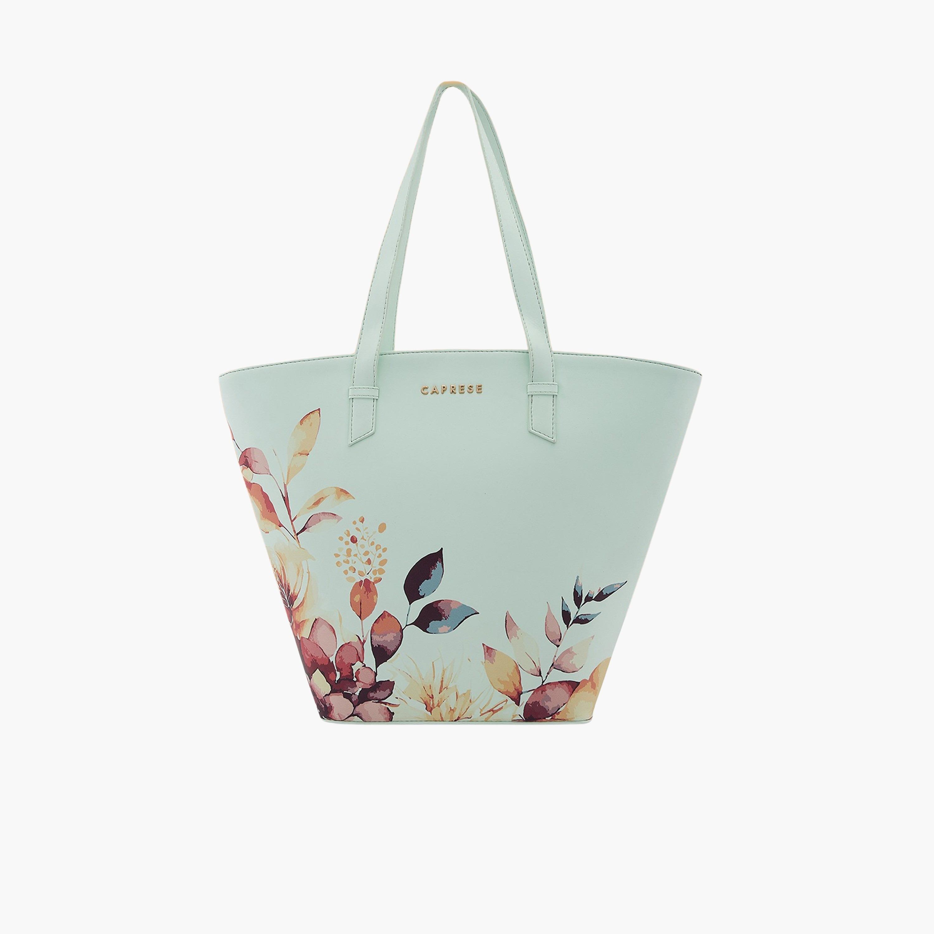 Caprese Alaya Printed Double Handle Satchel Bag with Zipper | 28 x 22 x 11 CM-women-bagsandwallets-handbags-image-1