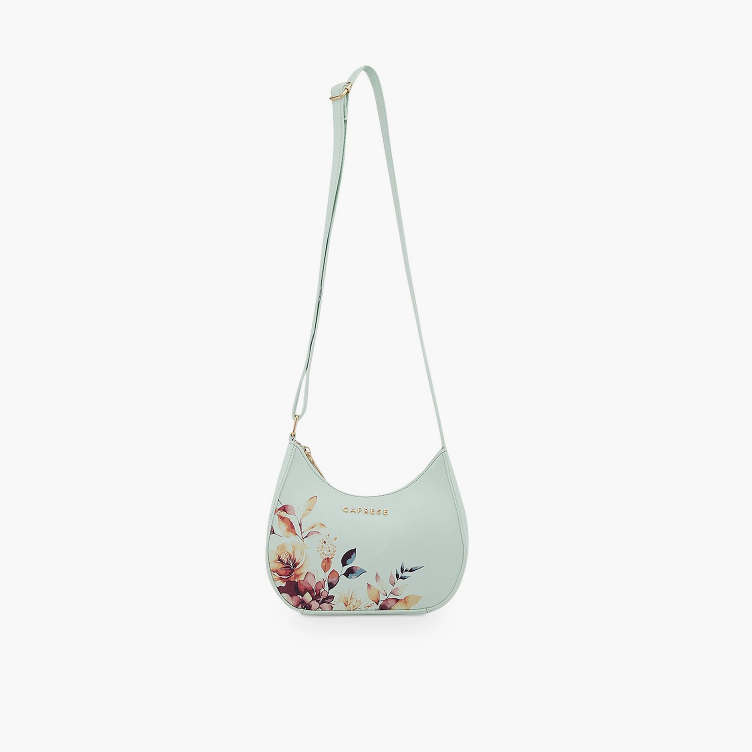 Caprese Alaya Printed Sling Bag with Zipper and Adjustable Strap | 22 x 18 x 8 CM-women-bagsandwallets-handbags-image-1