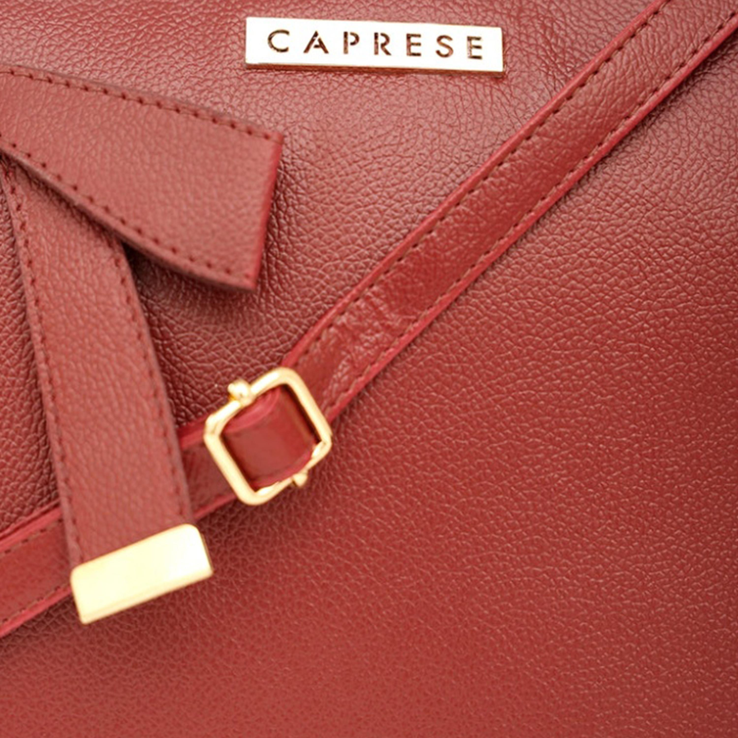 Caprese Alexandria Plain Sling Bag with Zipper and Adjustable Strap | 22 x 18 x 8 CM-women-bagsandwallets-handbags-image-5