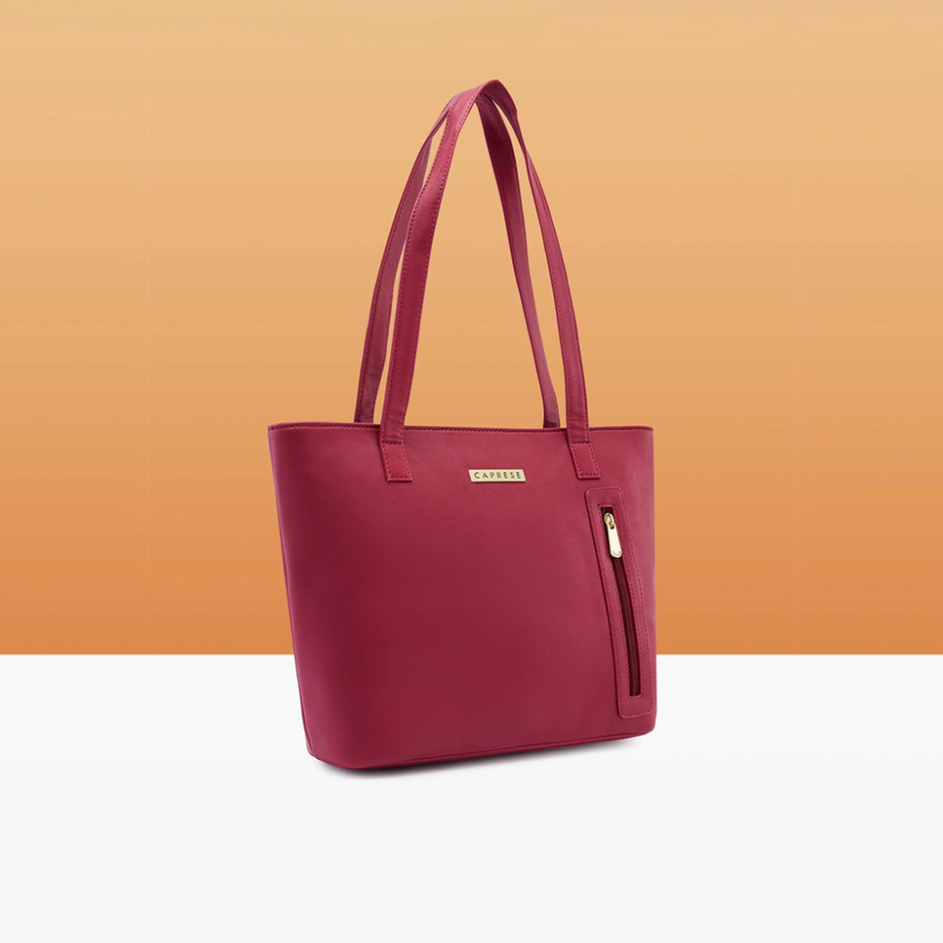 كابريس - شنطة الإسكندرية سادة بمقبضين وسحاب | 30 × 25 × 12 سم-women-bagsandwallets-handbags-image-5