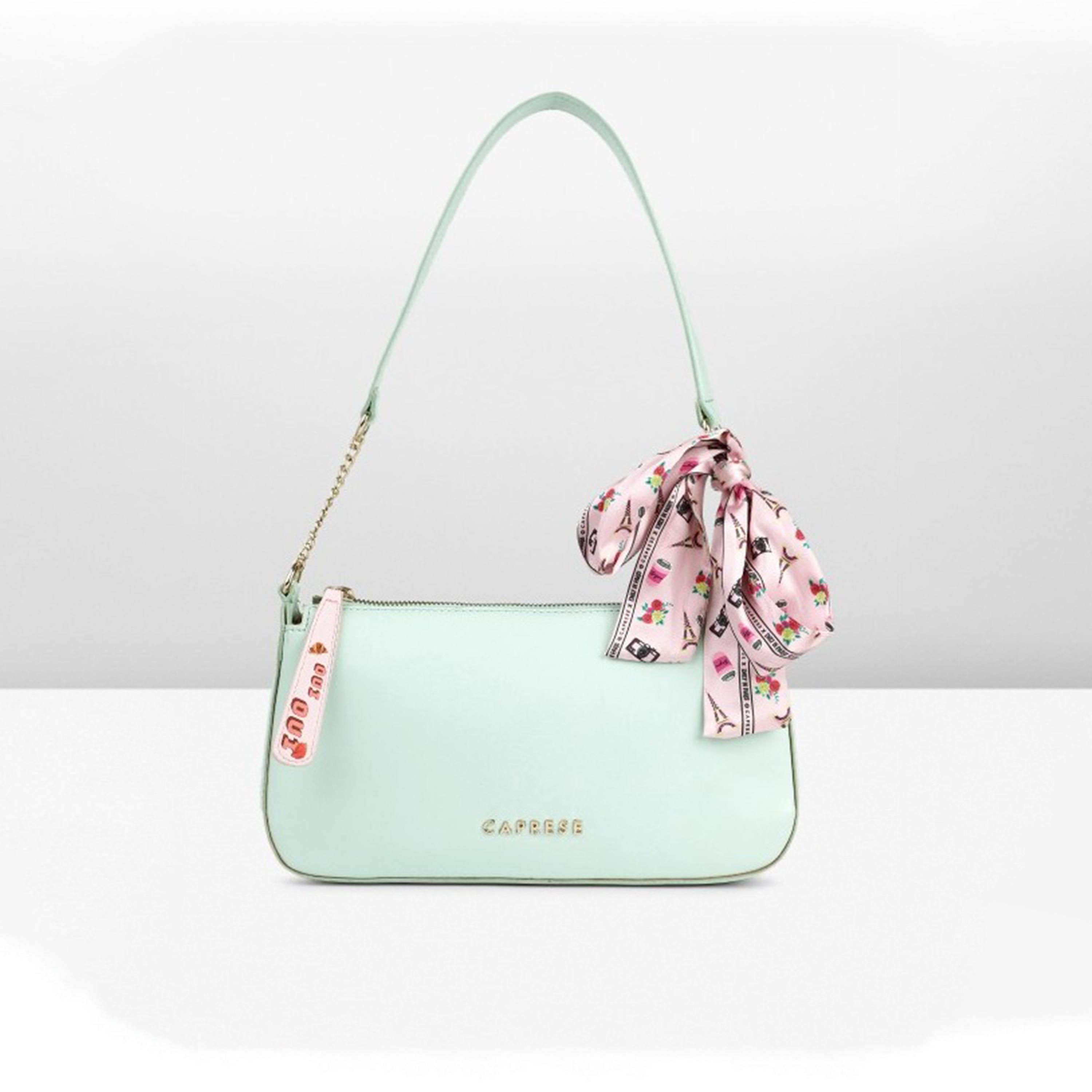 Caprese Alfie Plain Shoulder Bag with Zipper | 28 x 22 x 10 CM-women-bagsandwallets-handbags-image-1