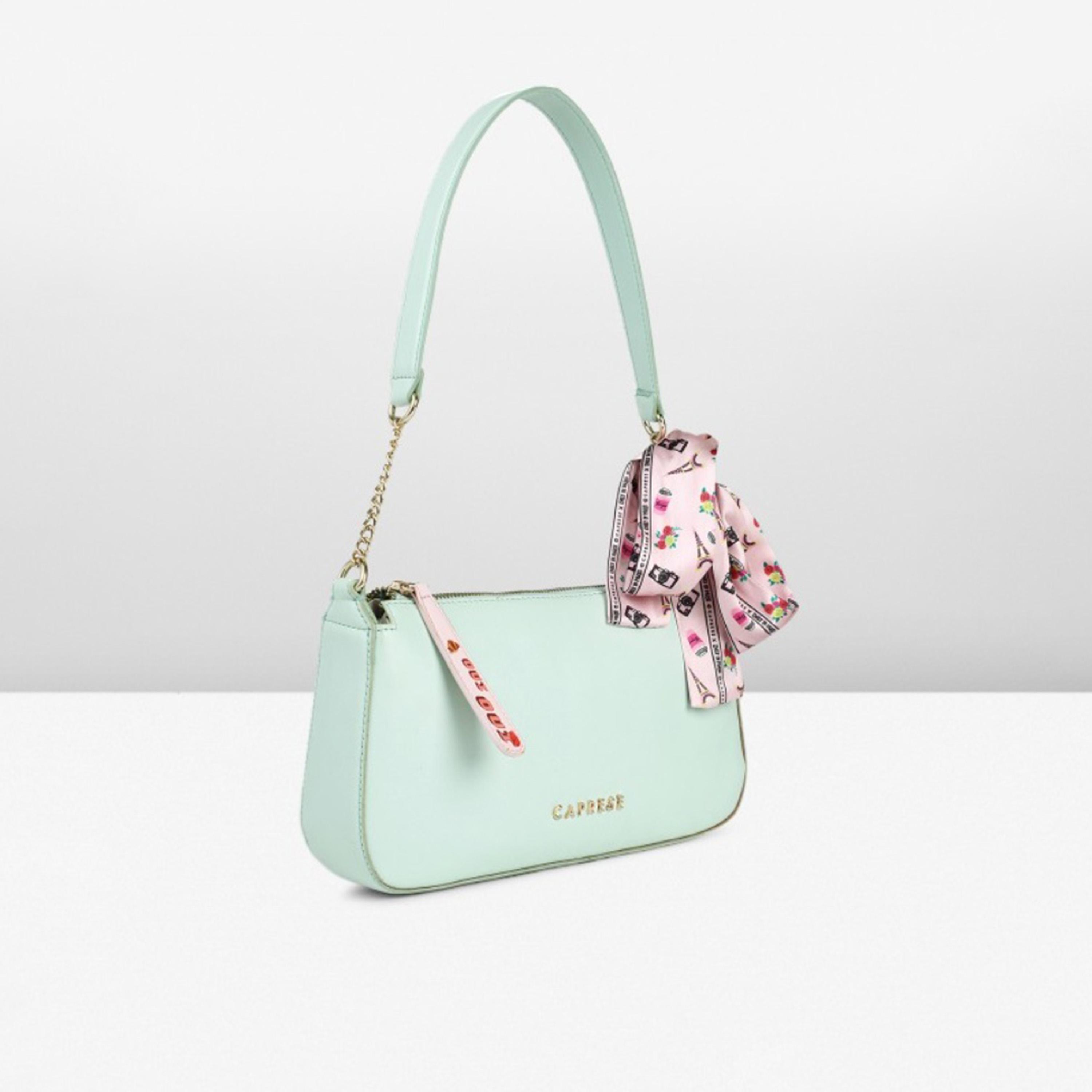 Caprese Alfie Plain Shoulder Bag with Zipper | 28 x 22 x 10 CM-women-bagsandwallets-handbags-image-2