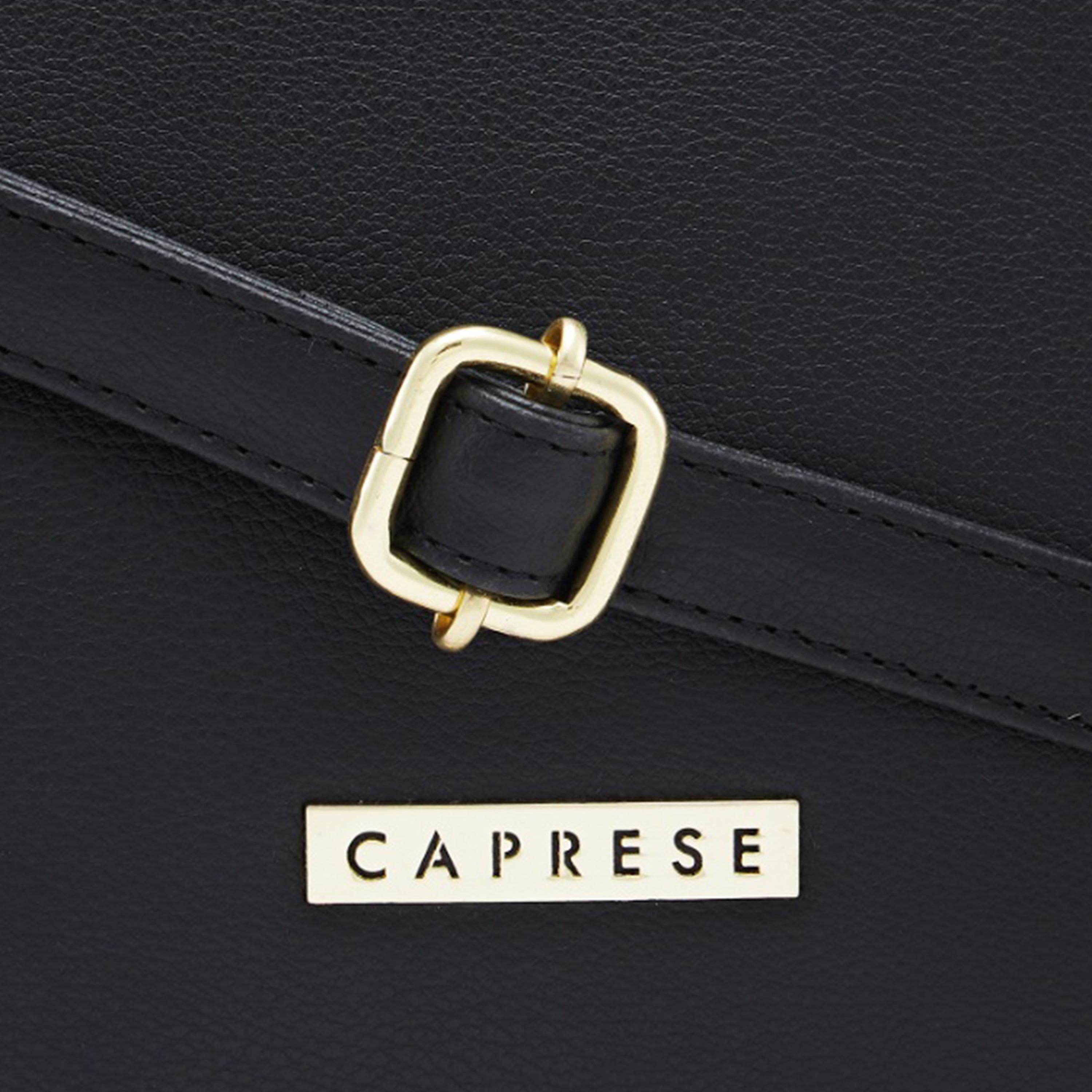 Caprese Amelia Textured Double Handle Satchel Bag with Zipper and Detachable Strap | 28 x 22 x 11 CM-women-bagsandwallets-handbags-image-6