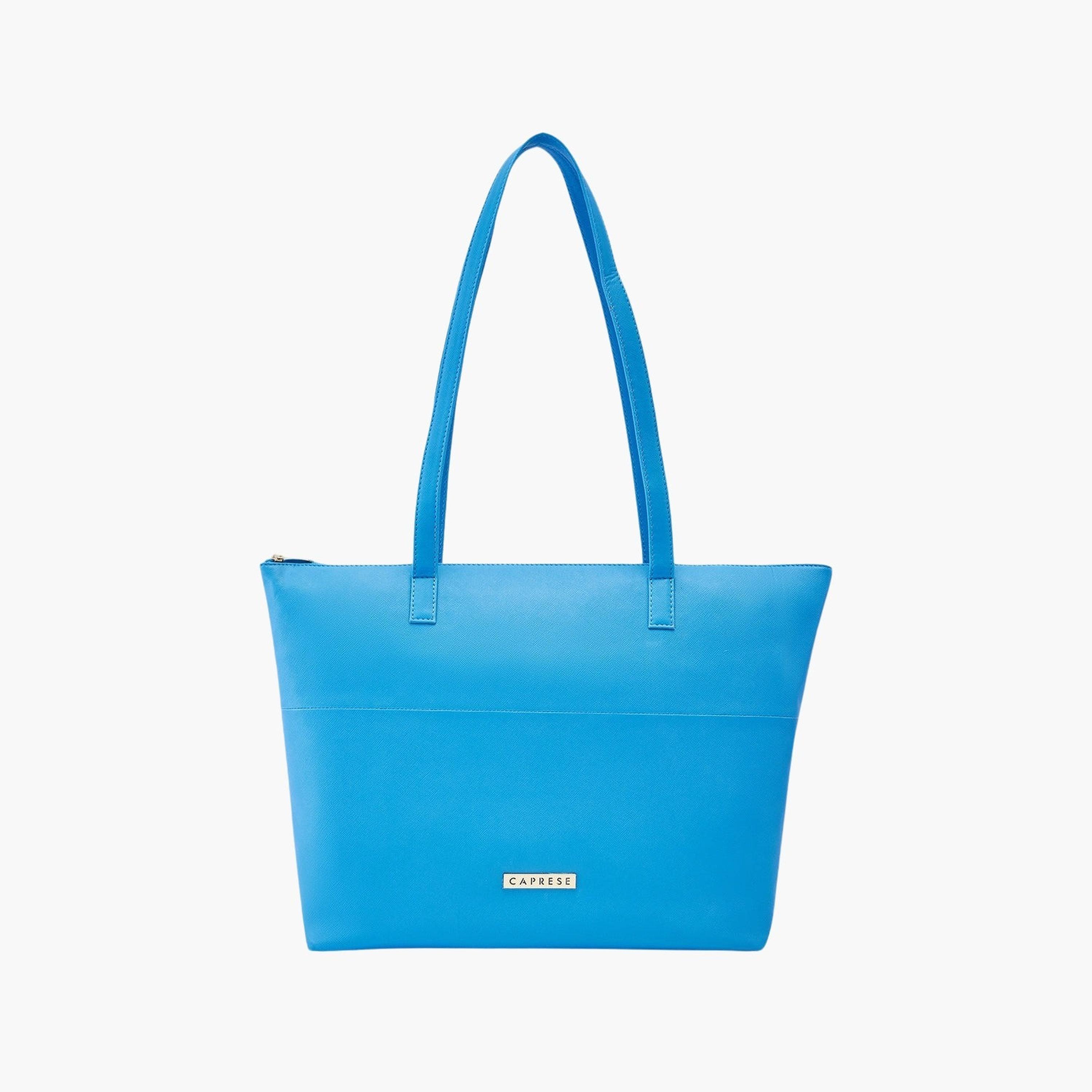 Caprese Annika Plain Double Handle Tote Bag with Zipper | 30 x 25 x 12 CM-women-bagsandwallets-handbags-image-1