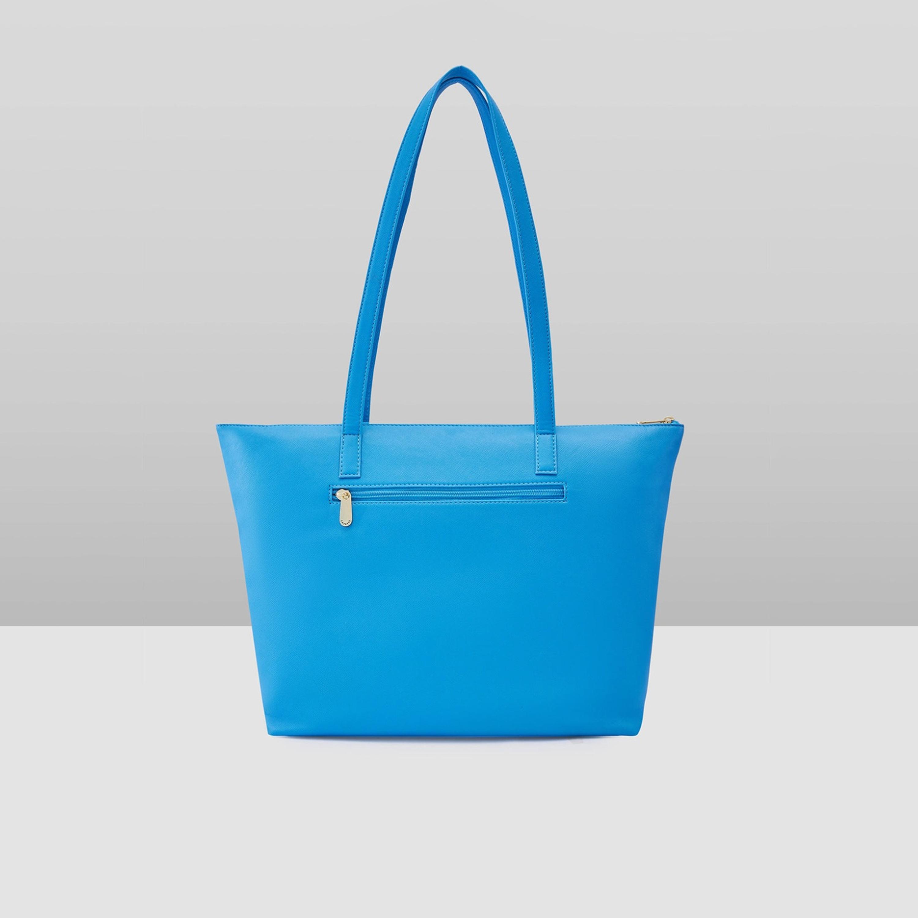 Caprese Annika Plain Double Handle Tote Bag with Zipper | 30 x 25 x 12 CM-women-bagsandwallets-handbags-image-6