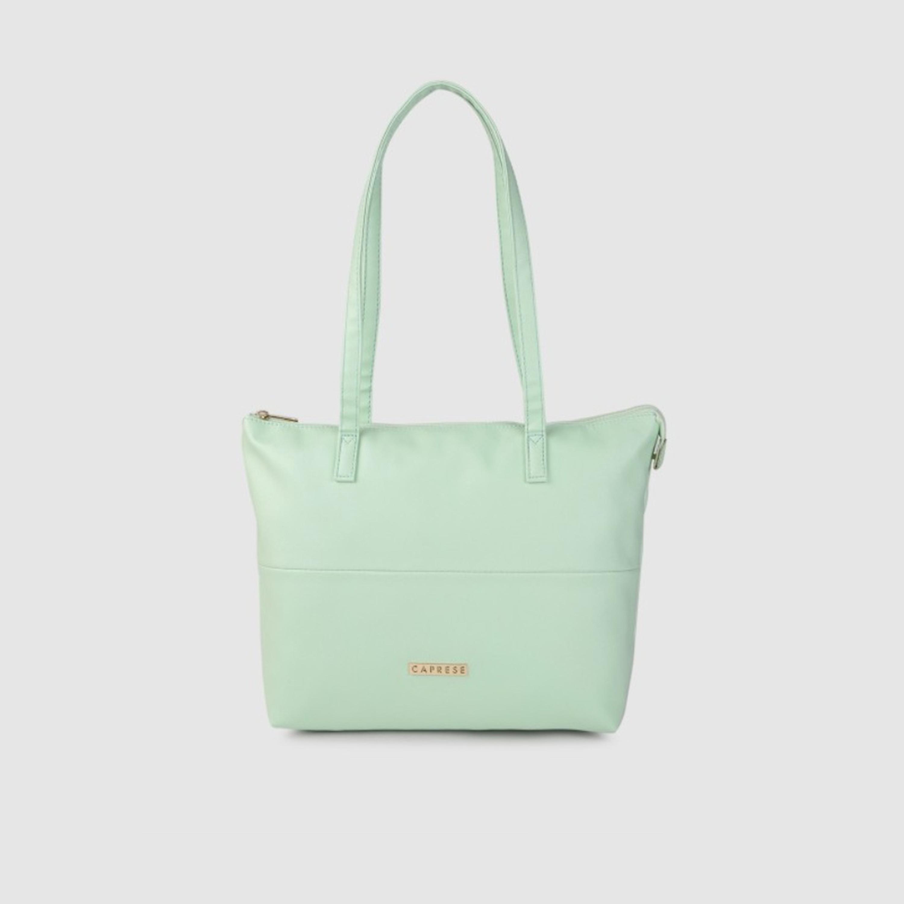 Caprese Annika Plain Double Handle Tote Bag with Zipper | 30 x 25 x 12 CM-women-bagsandwallets-handbags-image-1