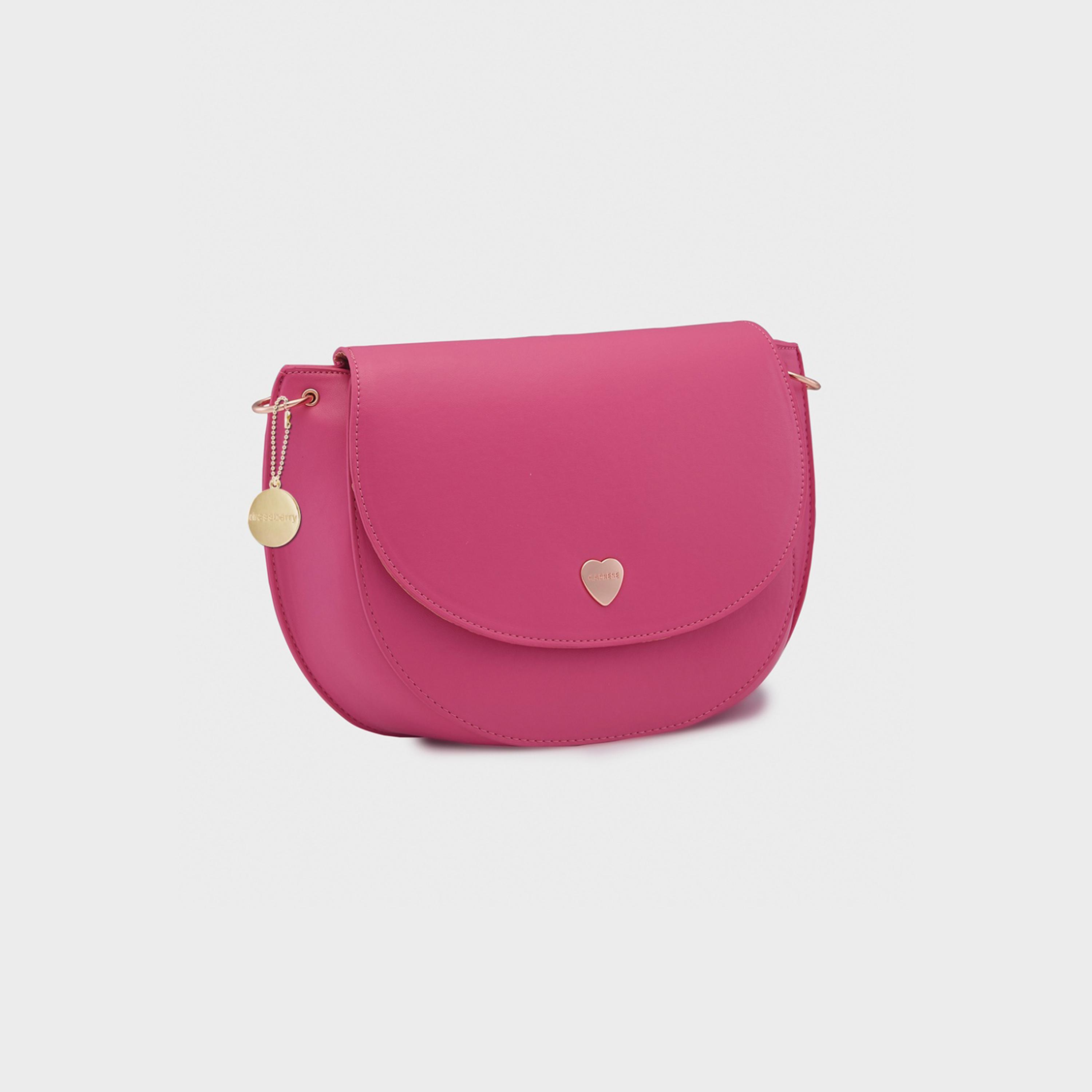 Caprese Ava Plain Crossbody Bag with Flap and Adjustable Strap | 25.7 x 21 x 13 CM-women-bagsandwallets-handbags-image-4