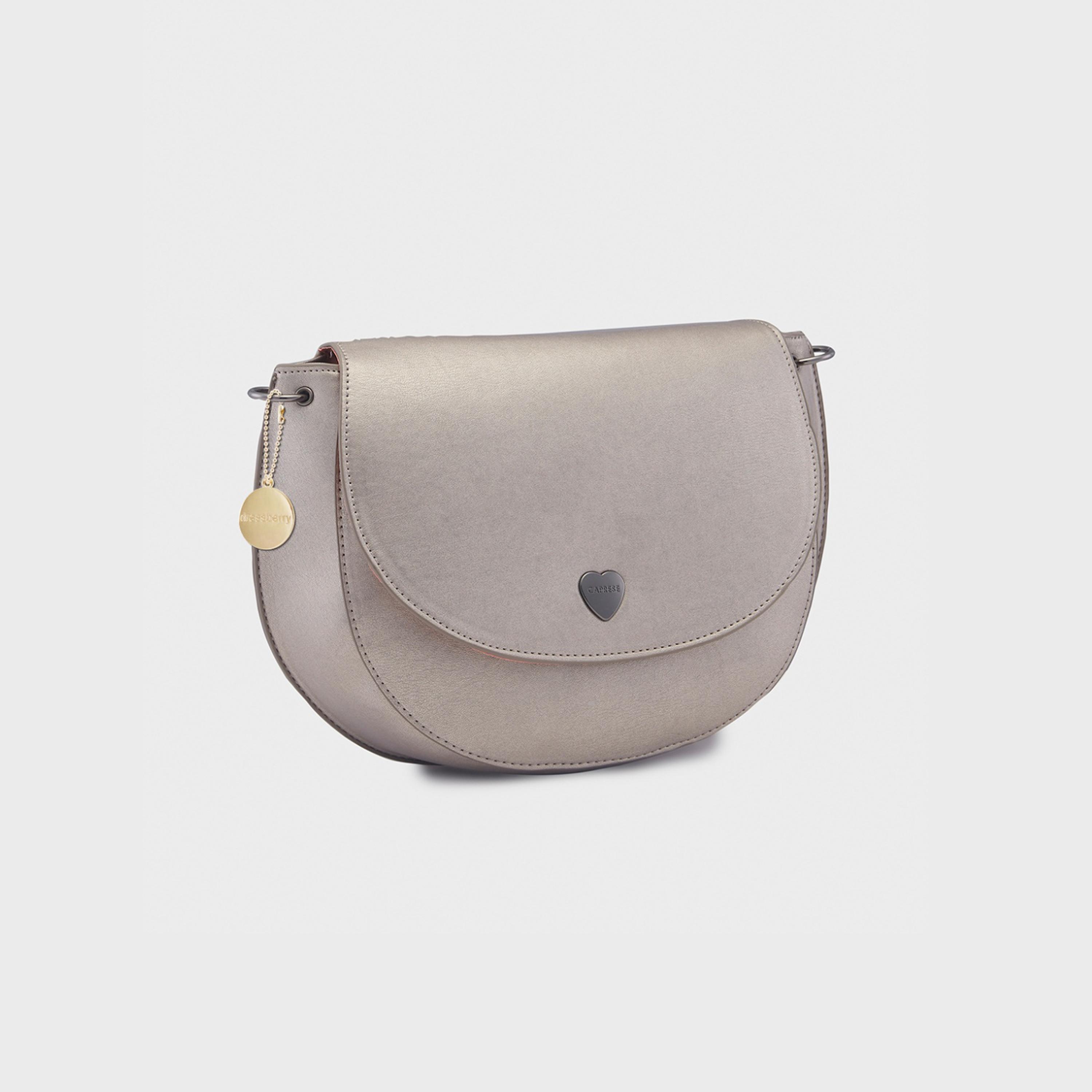 Caprese Ava Plain Crossbody Bag with Flap and Adjustable Strap | 25.7 x 21 x 13 CM-women-bagsandwallets-handbags-image-4
