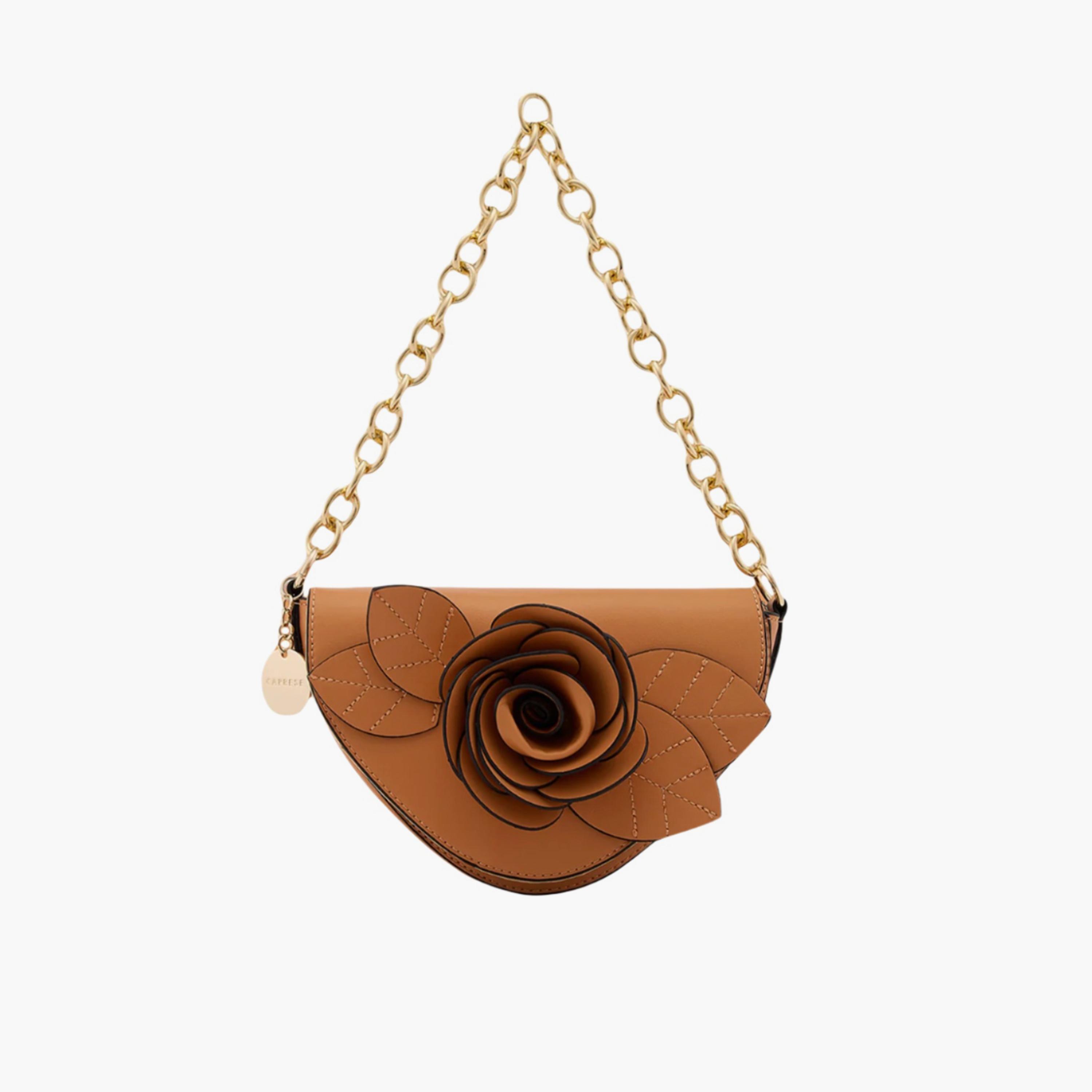 Caprese Bloom Embellished Sling Bag with Magnetic closure and Detachable Strap | 22 x 18 x 8 CM-women-bagsandwallets-handbags-image-1