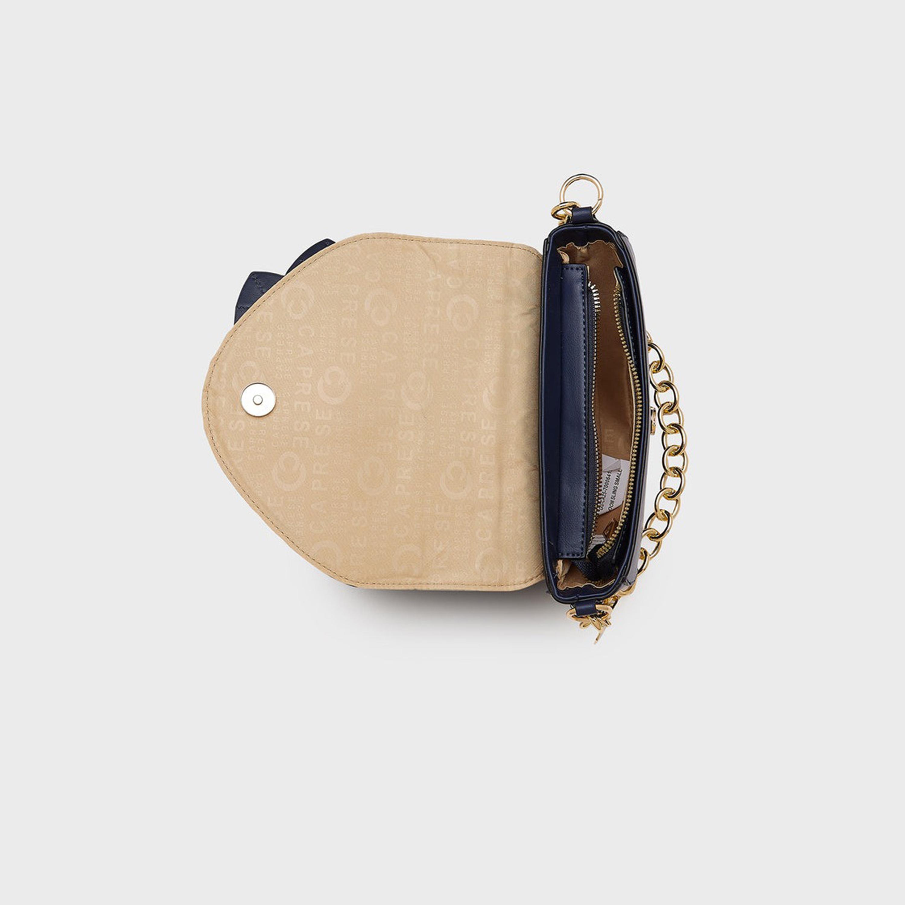 كابريس - شنطة كتف مزينة بزهرة مع قفل مغناطيسي وحزام قابل للفصل | 24 × 8 × 14 سم-women-bagsandwallets-handbags-image-6