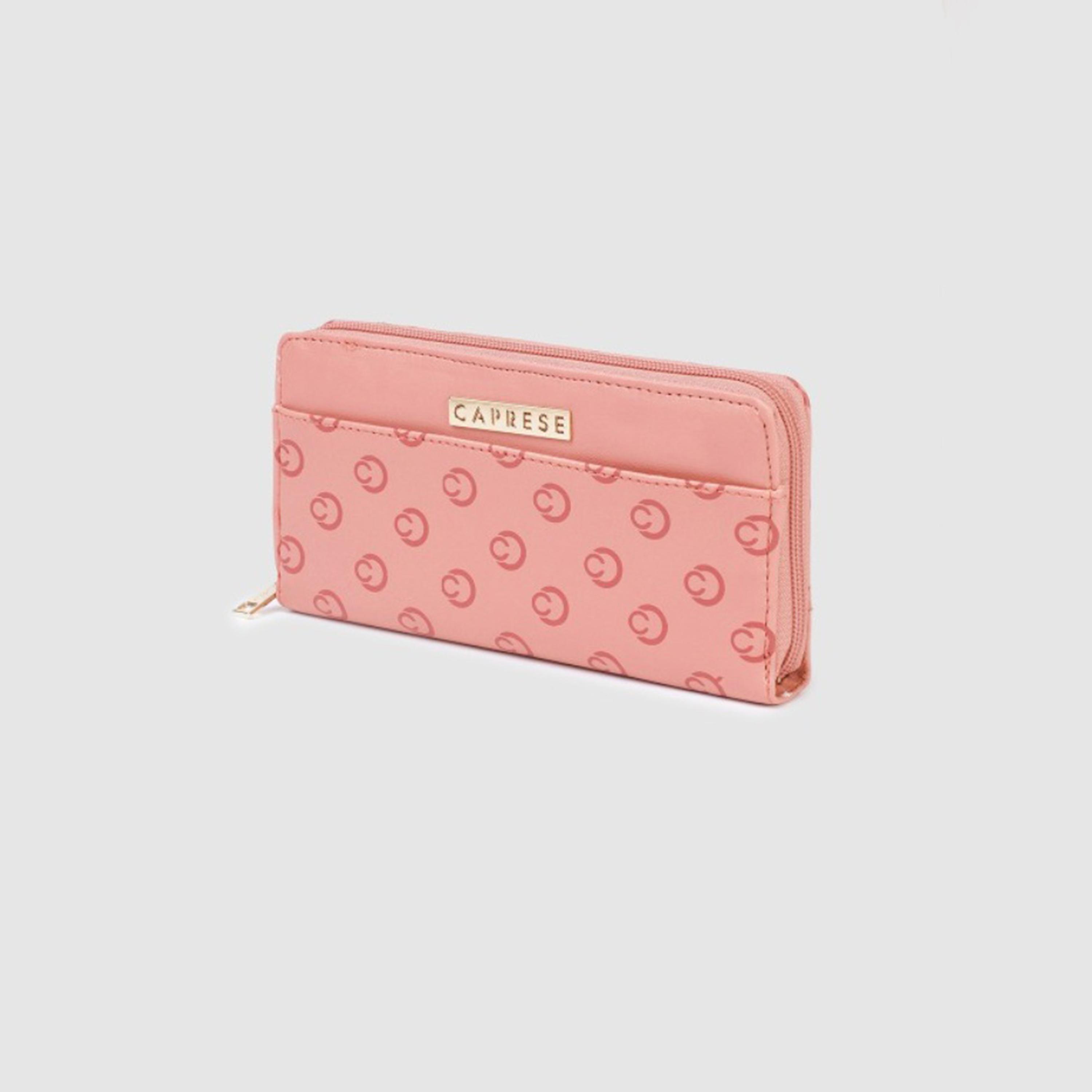 Caprese Freya Monogram Wallet with Zipper | 20 x 10 x 2 CM-women-bagsandwallets-wallets-image-2