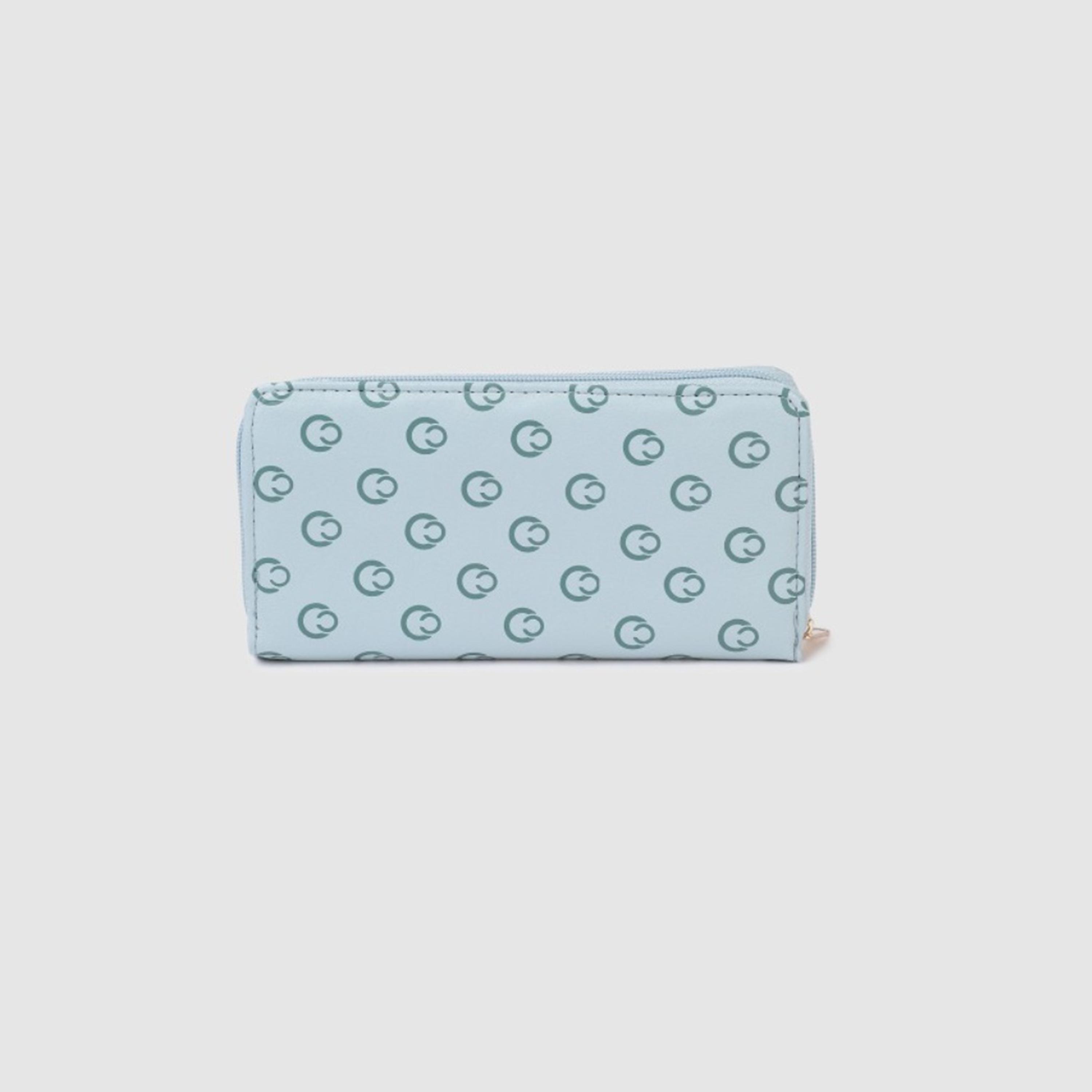 Caprese Freya Monogram Wallet with Zipper | 20 x 10 x 2 CM-women-bagsandwallets-wallets-image-4