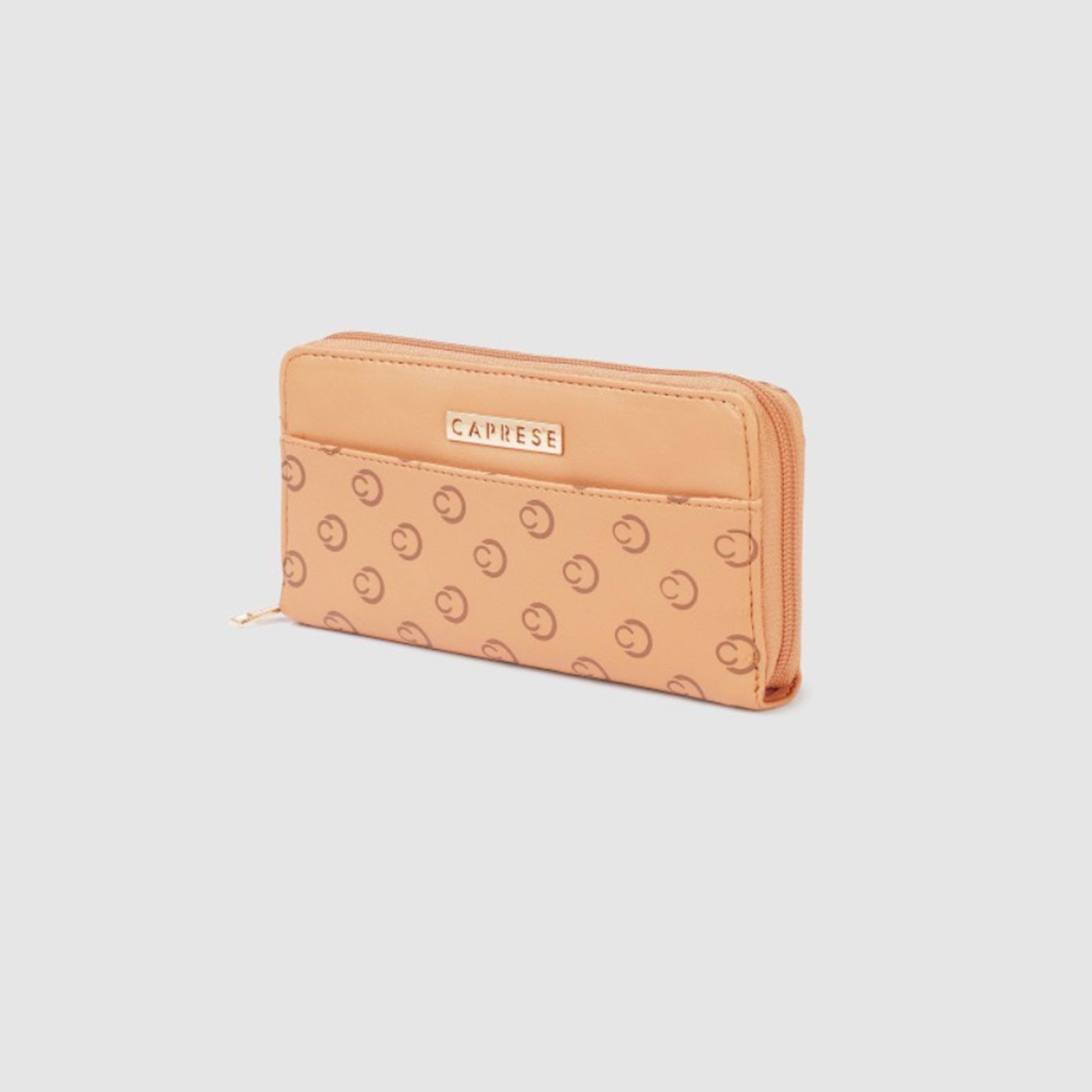Caprese Freya Monogram Wallet with Zipper | 20 x 10 x 2 CM-women-bagsandwallets-wallets-image-2