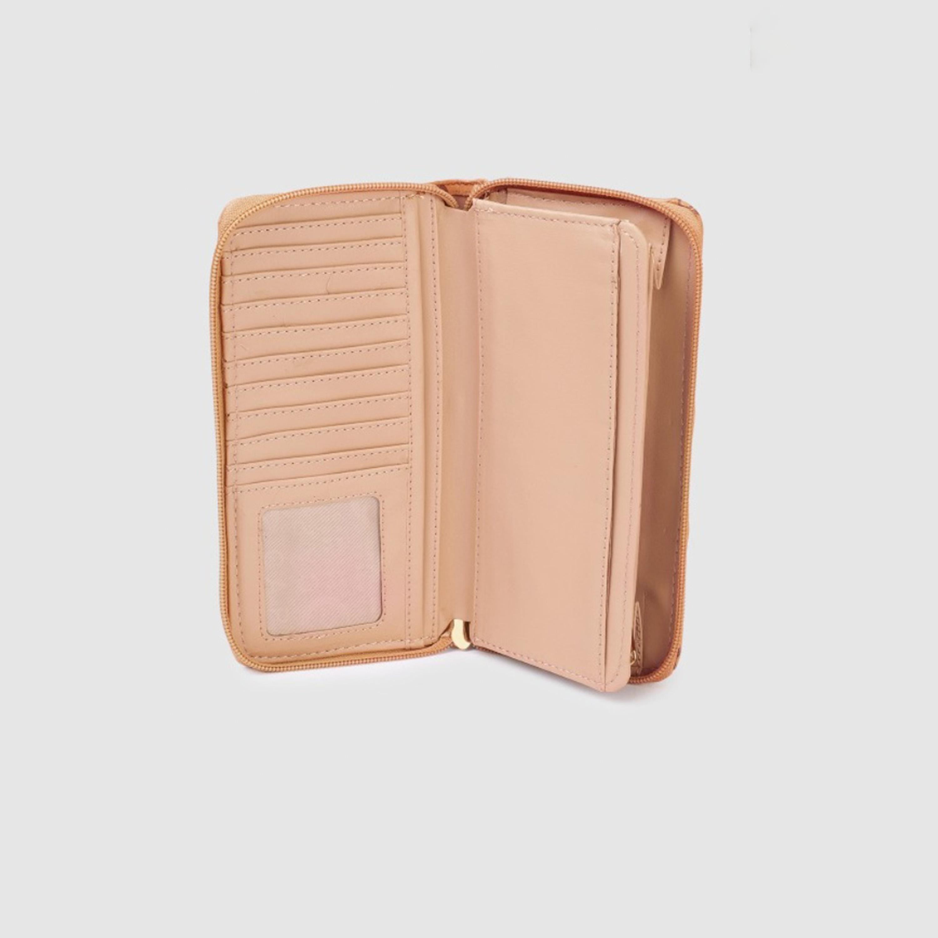 Caprese Freya Monogram Wallet with Zipper | 20 x 10 x 2 CM-women-bagsandwallets-wallets-image-5