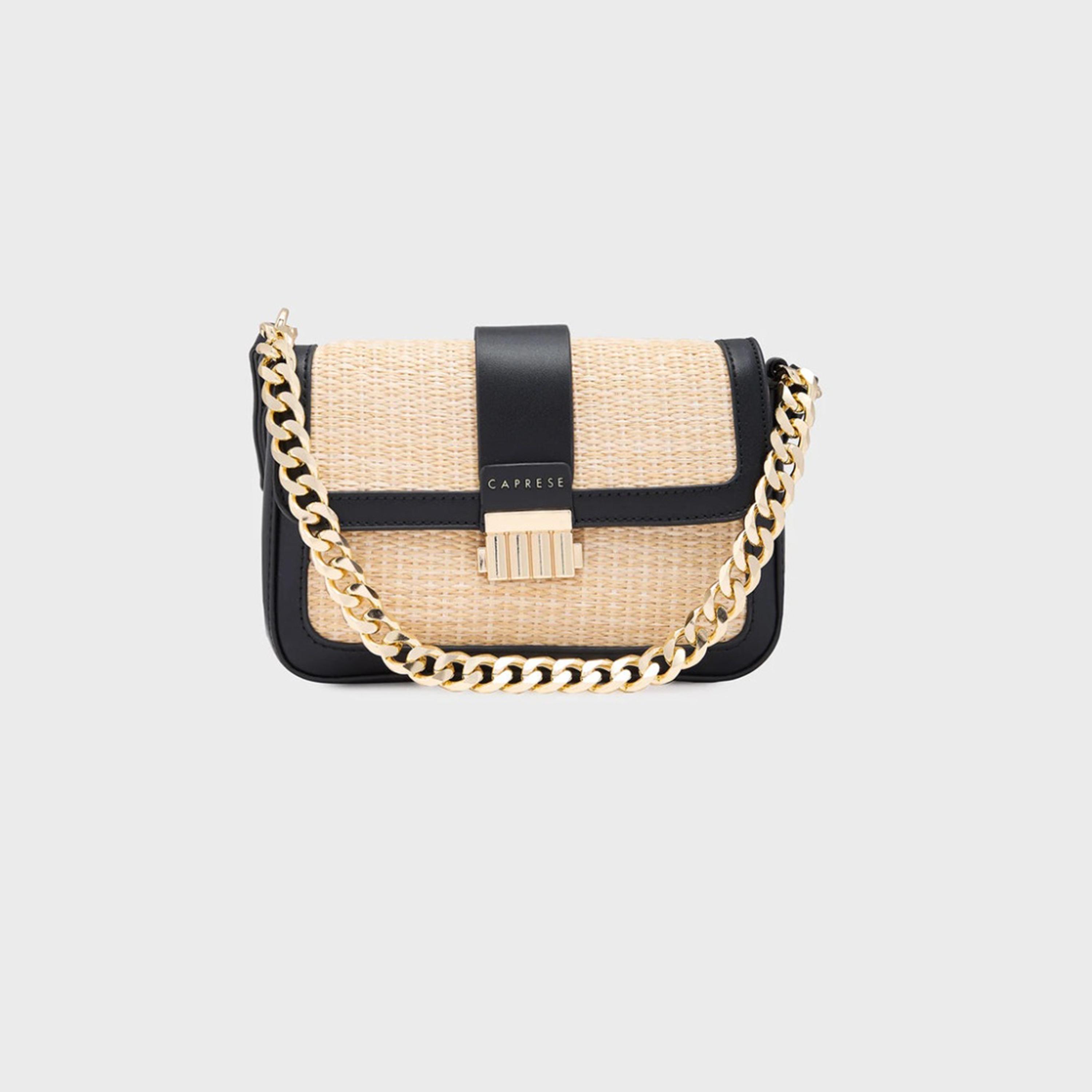 Caprese Georgia Textured Crossbody Bag with Zipper and Adjustable Strap | 21.5 x 14 x 4.5 CM-women-bagsandwallets-handbags-image-1
