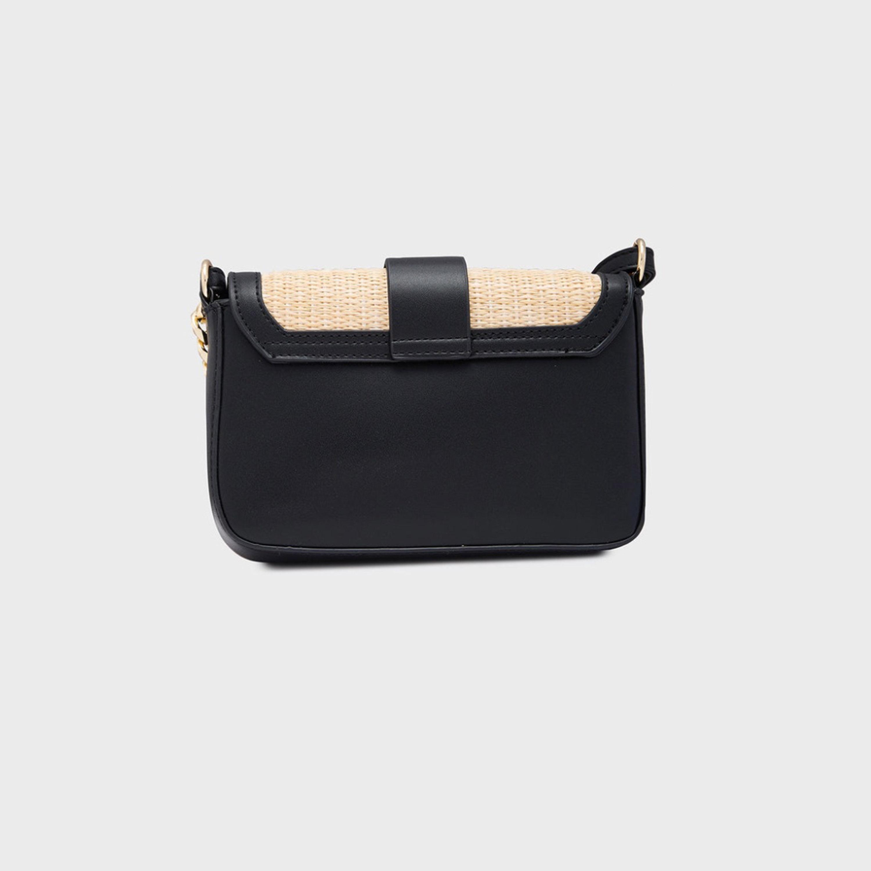 Caprese Georgia Textured Crossbody Bag with Zipper and Adjustable Strap | 21.5 x 14 x 4.5 CM-women-bagsandwallets-handbags-image-3