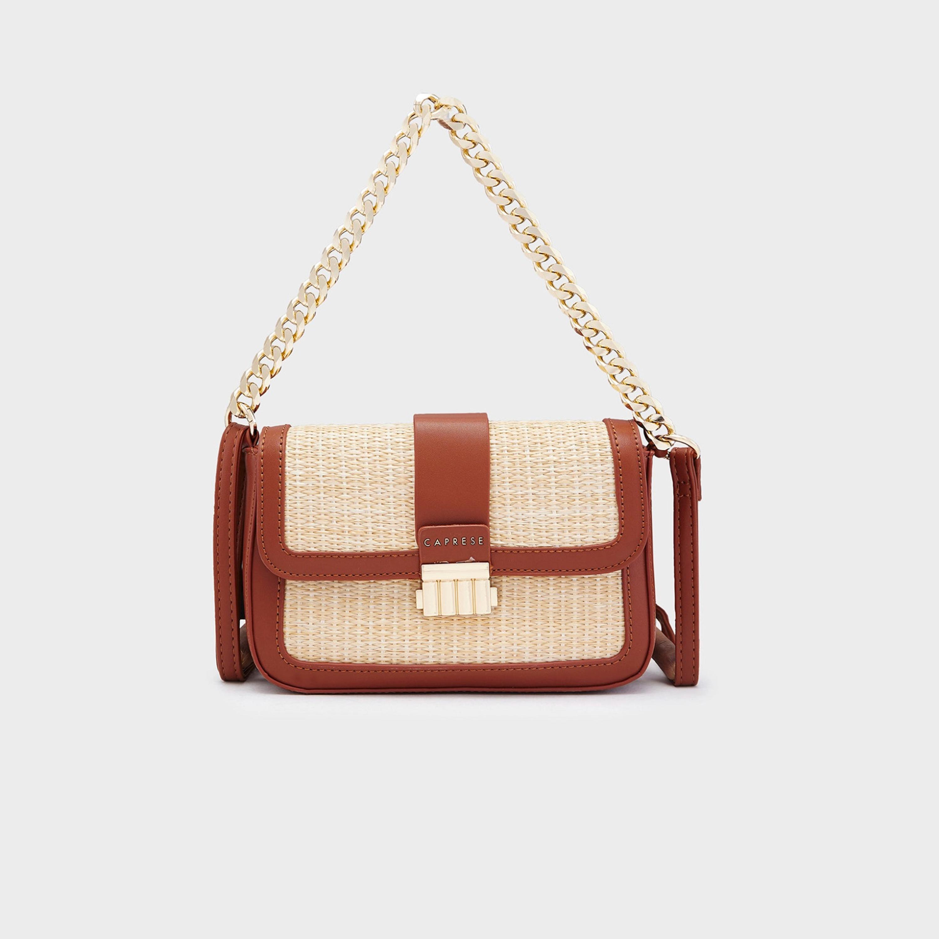 Caprese Georgia Textured Crossbody Bag with Zipper and Adjustable Strap | 23 x 19 x 8 CM-women-bagsandwallets-handbags-image-1