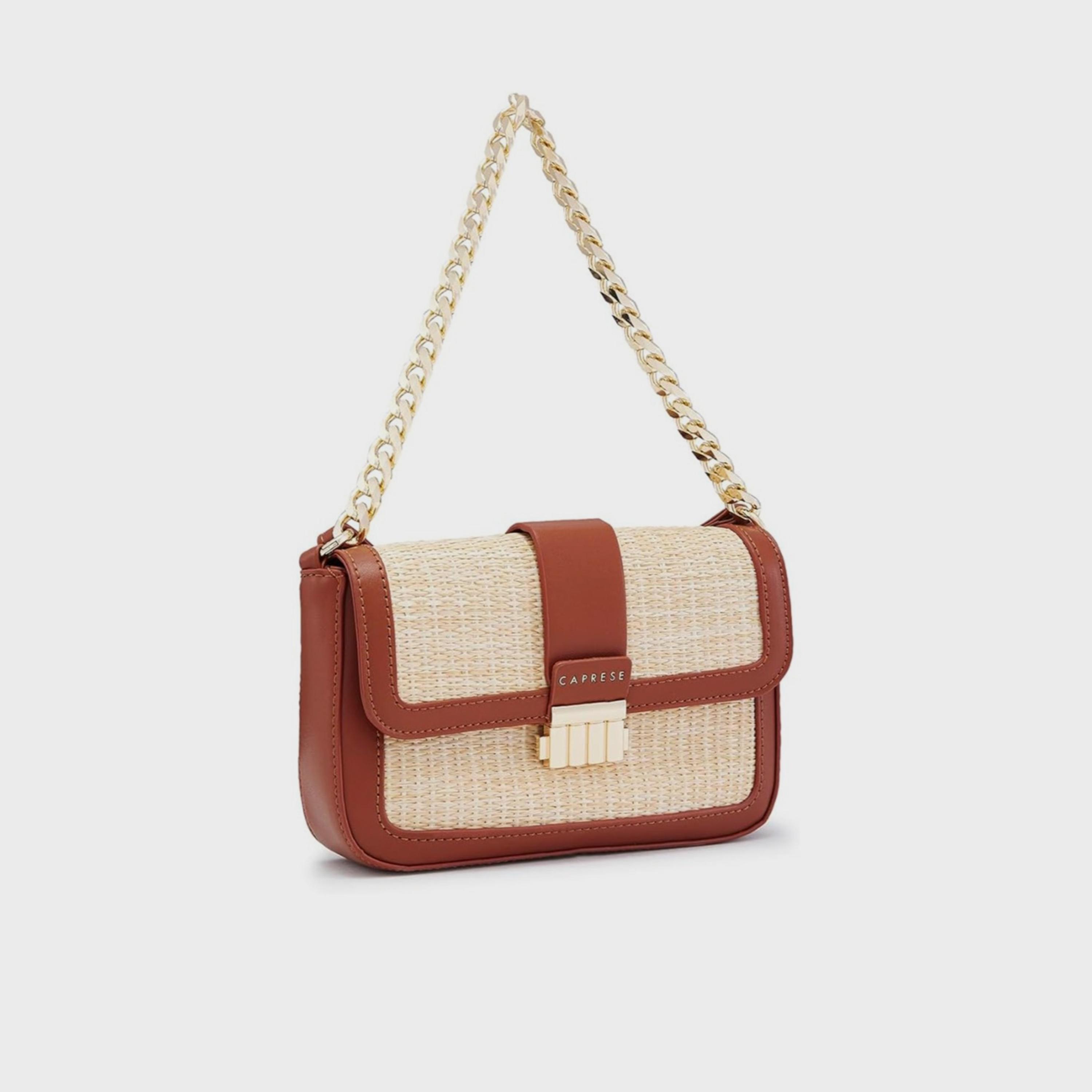Caprese Georgia Textured Crossbody Bag with Zipper and Adjustable Strap | 23 x 19 x 8 CM-women-bagsandwallets-handbags-image-2