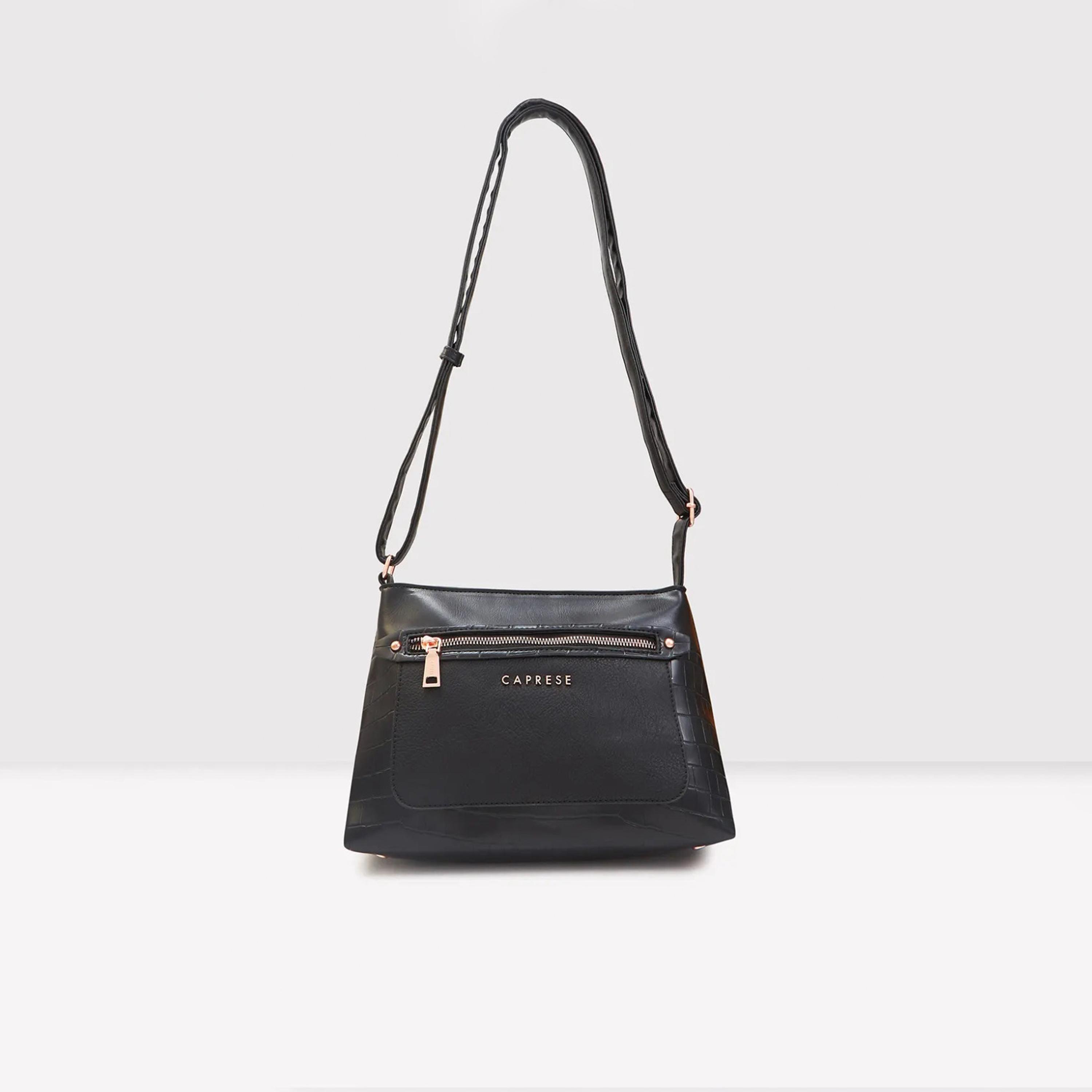كابريس - شنطة جيجي المزخرفة بسحاب وحزام قابل للتعديل | 28 × 19 × 10.5 سم-women-bagsandwallets-handbags-image-1