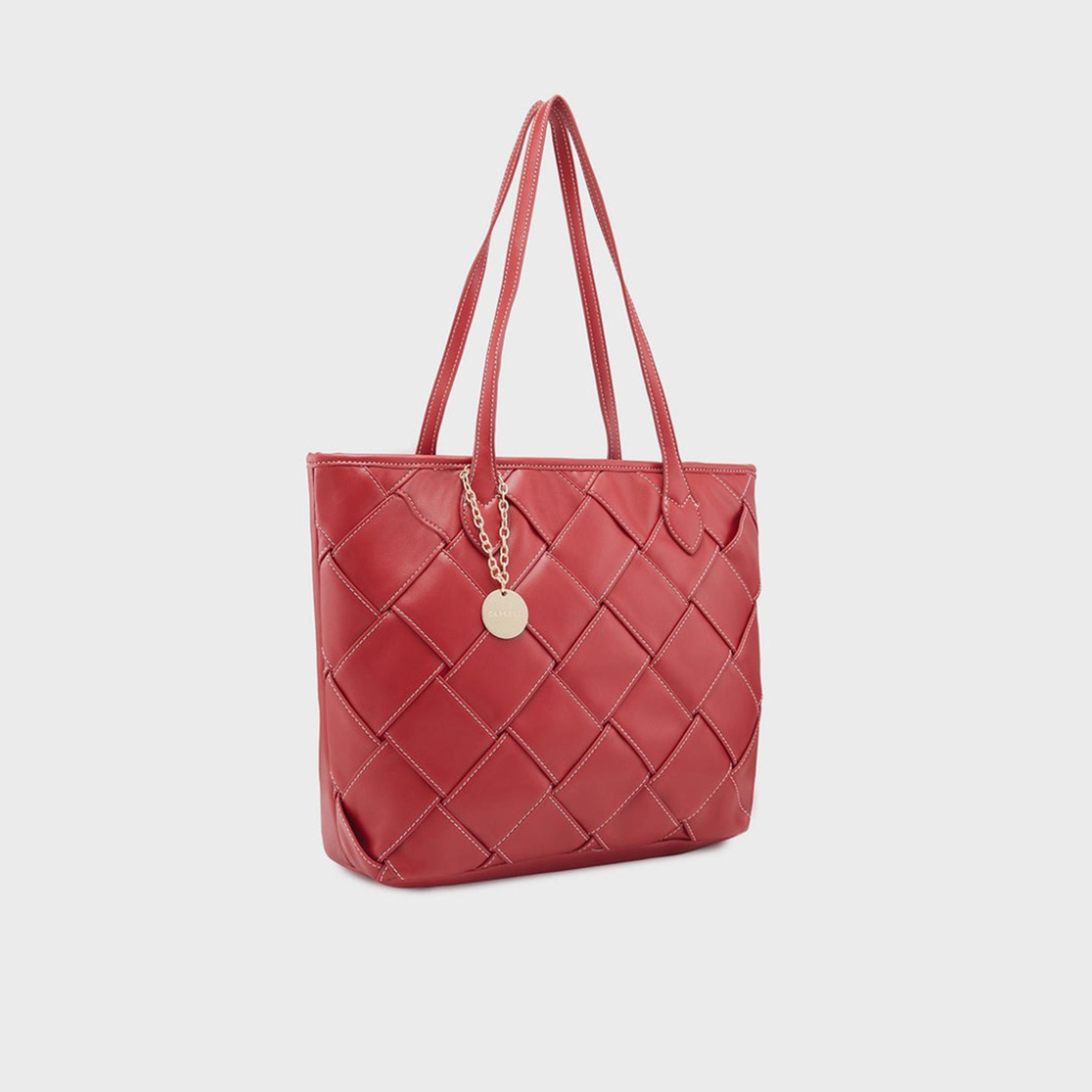 Caprese Gypsy Textured Double Handle Tote Bag with Zipper | 45 x 29 x 14 CM-women-bagsandwallets-handbags-image-7