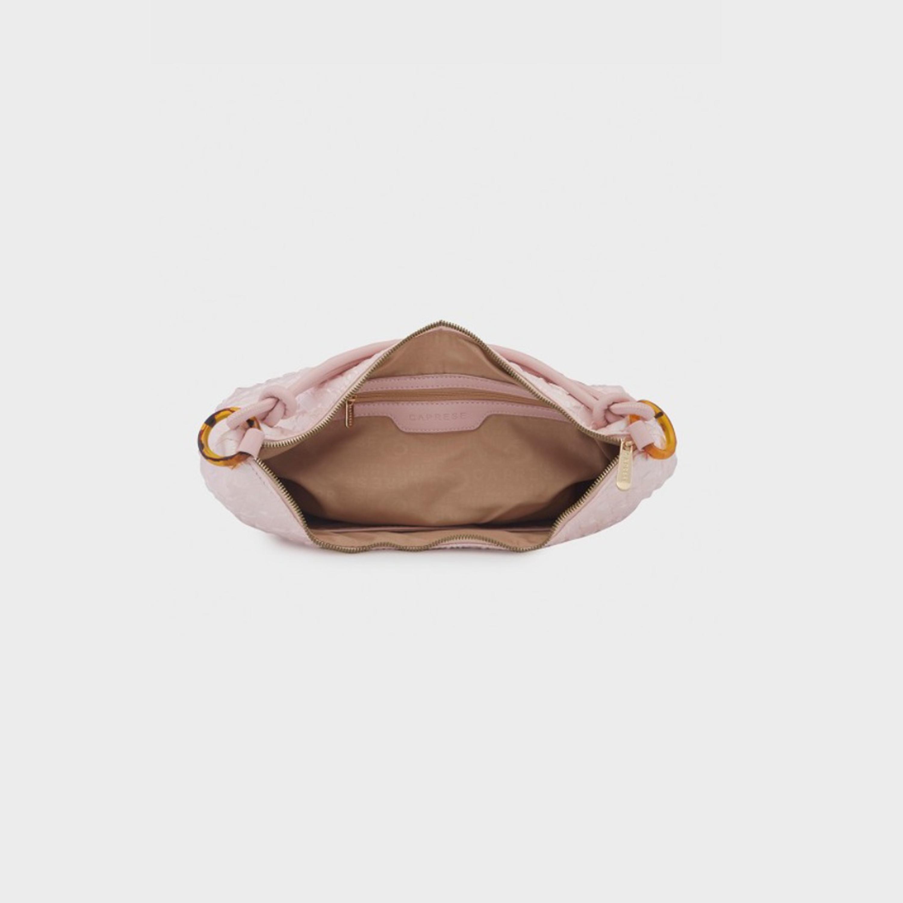 Caprese Josie Textured Top Handle Hobo Bag with Zipper | 33 x 28 x 12 CM-women-bagsandwallets-handbags-image-4