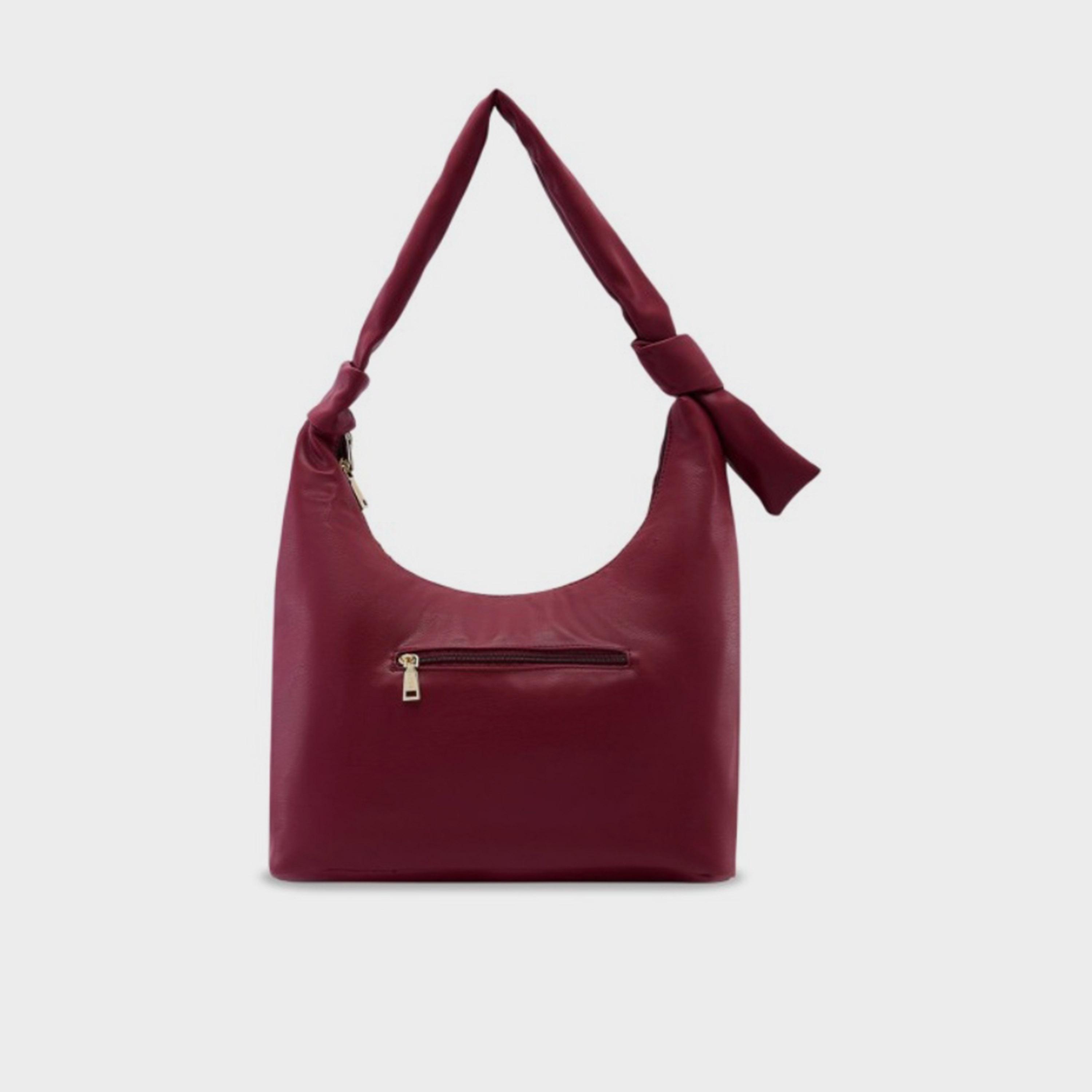Caprese Shelbee Textured Hobo Bag with Zipper | 33 x 28 x 12 CM-women-bagsandwallets-handbags-image-3