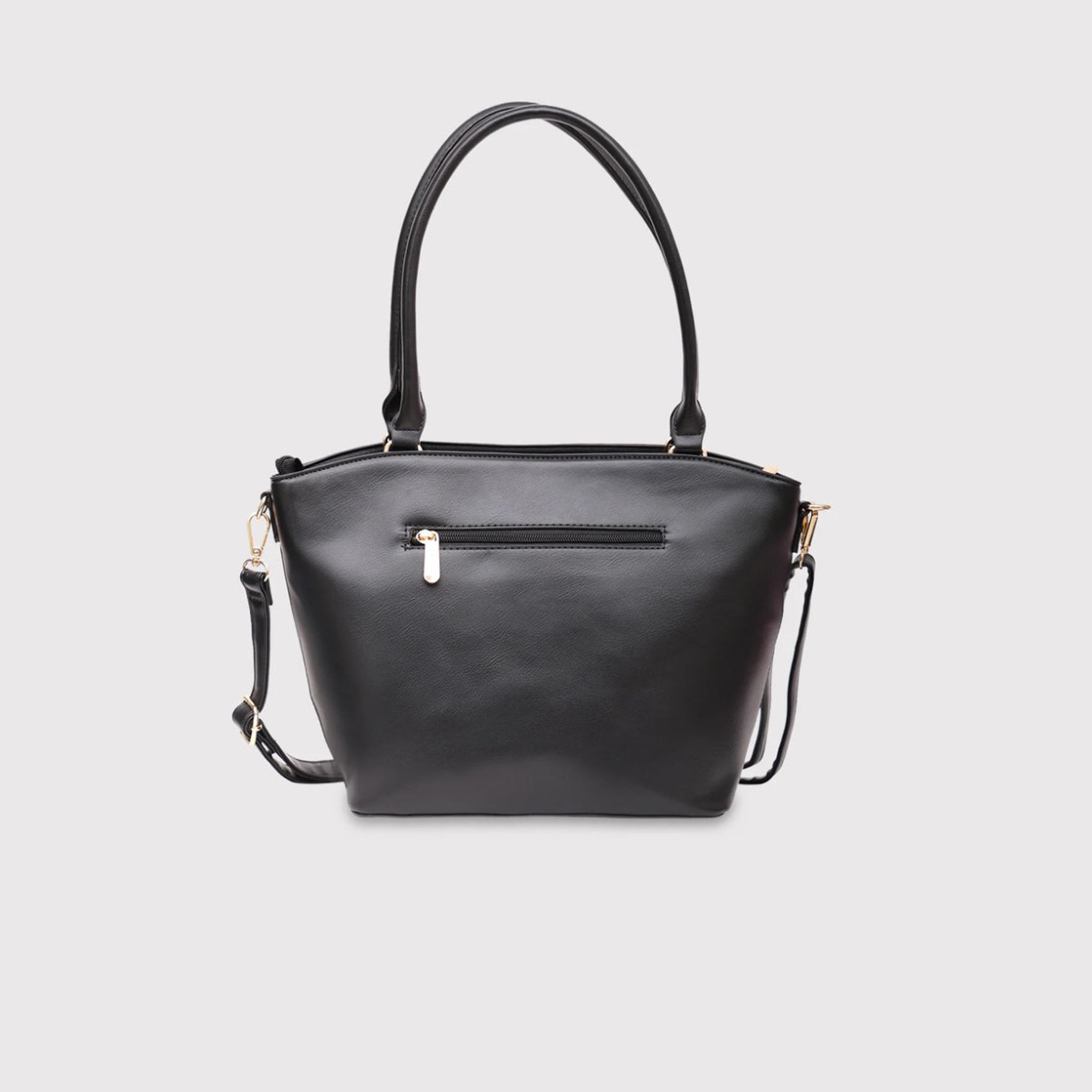 Caprese Shelby Color Block Double Handle Satchel Bag with Zipper and Detachable Strap | 28 x 22 x 11 CM-women-bagsandwallets-handbags-image-3