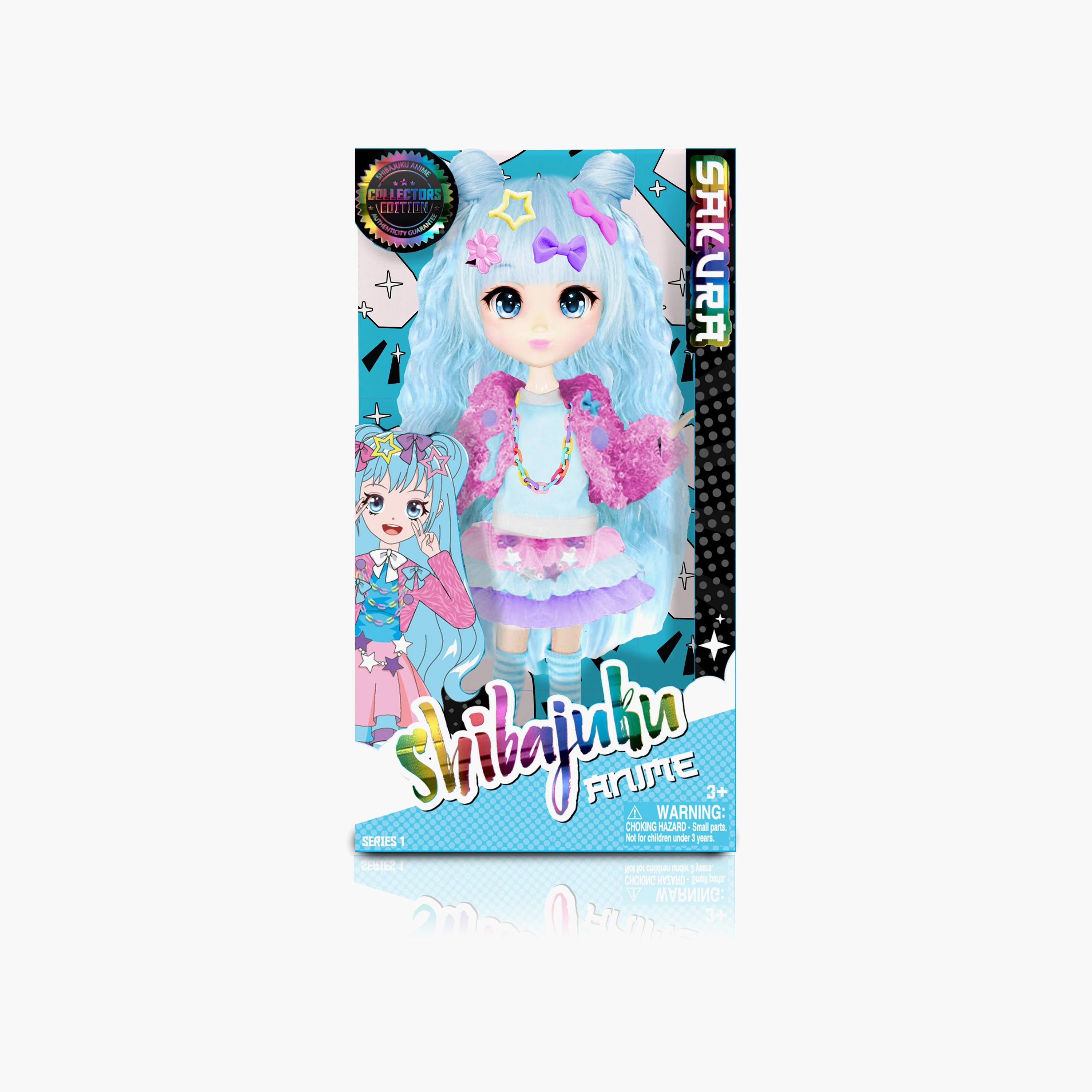 Shibajuku Anime Sakura 13" Doll-toys-dollsandplaysets-dolls-image-2