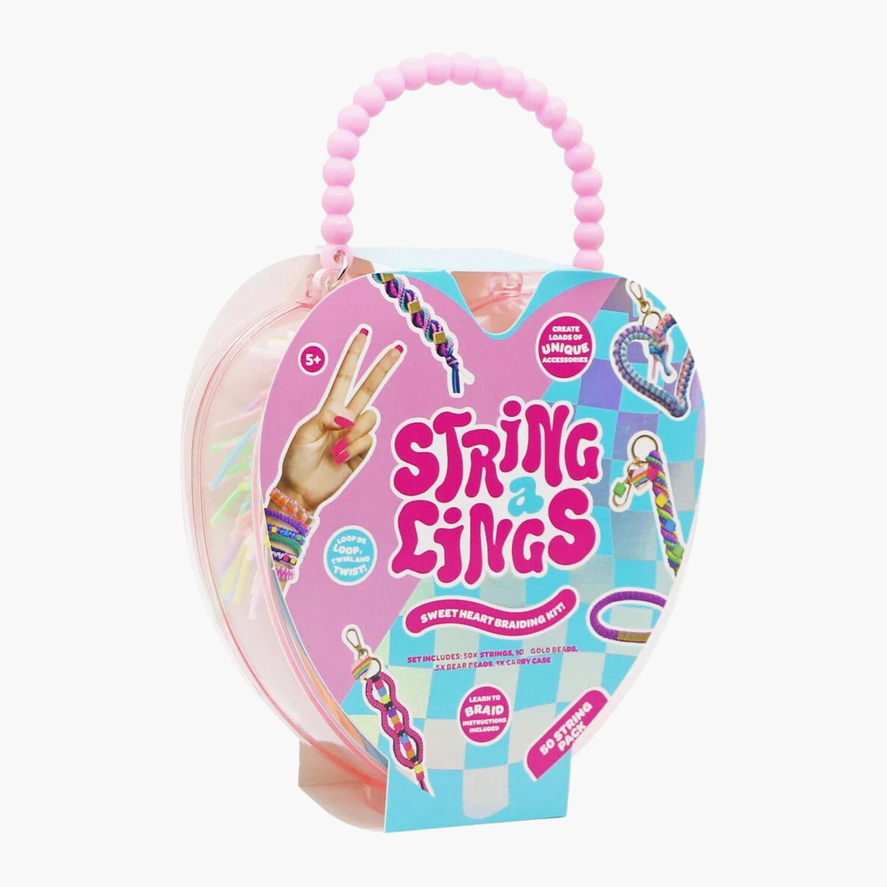 Stringalings 80-Piece DIY Sweetheart Braiding Kit-school-artsandcrafts-image-3