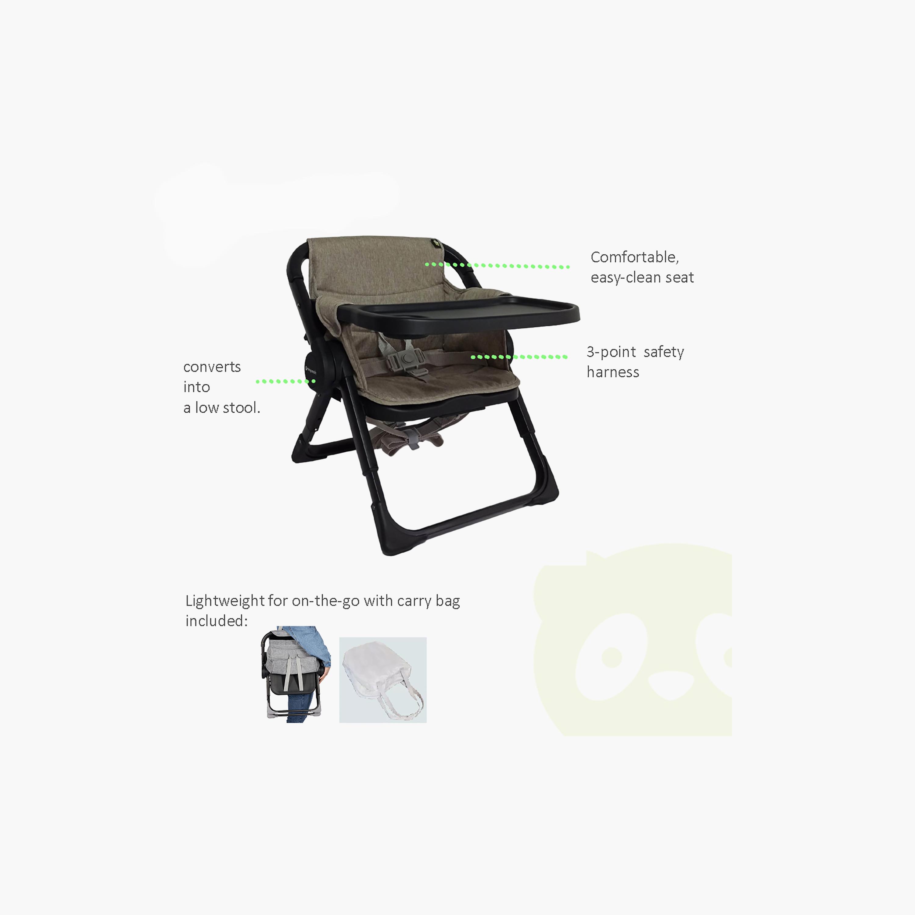 Mini Panda Snacky Time Cub Booster Seat - 6-24 Months-baby-feeding-highchairsandboosters-image-2