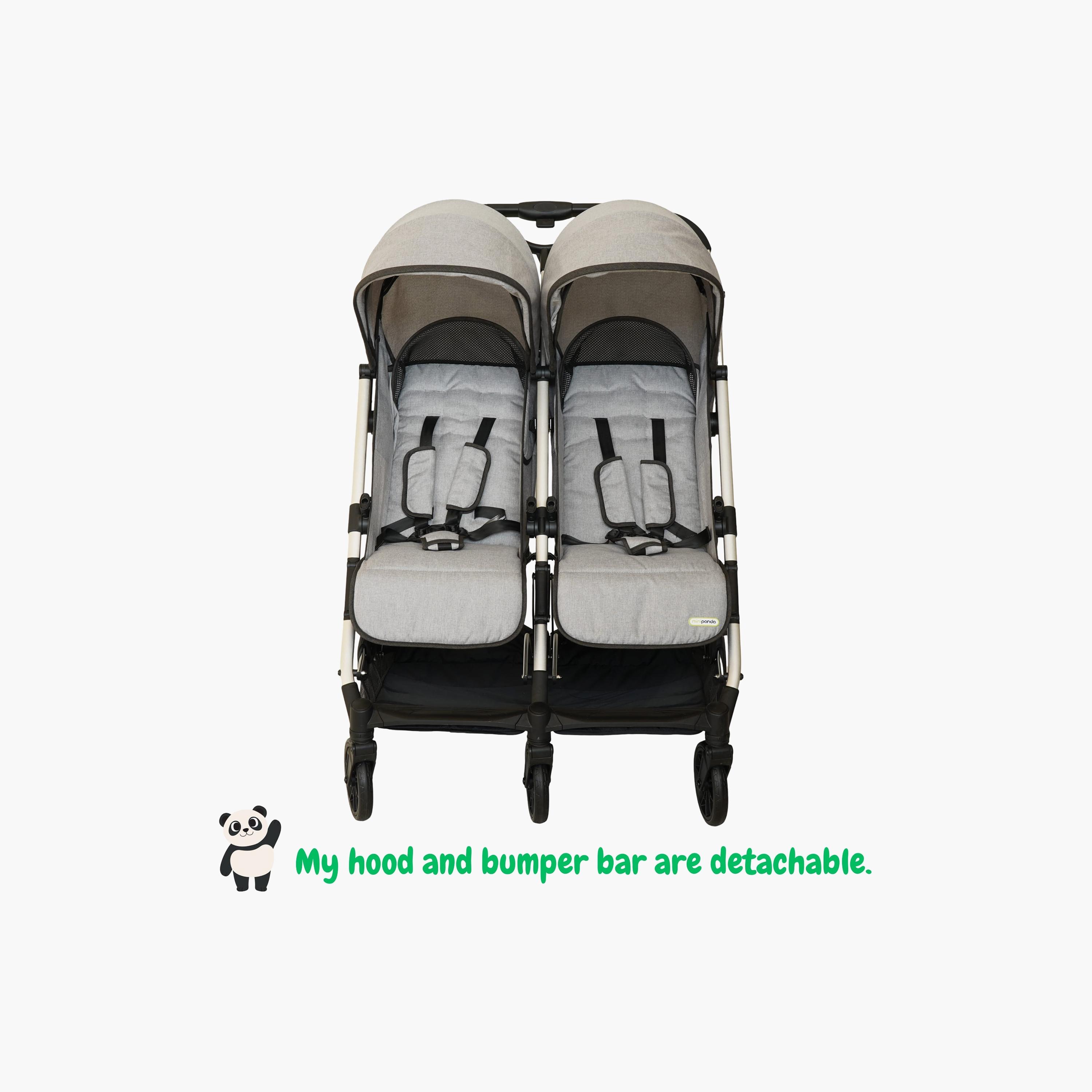 Mini Panda Zealea Twin Stroller - 0-36 Months-baby-gear-strollersandprams-strollers-image-8
