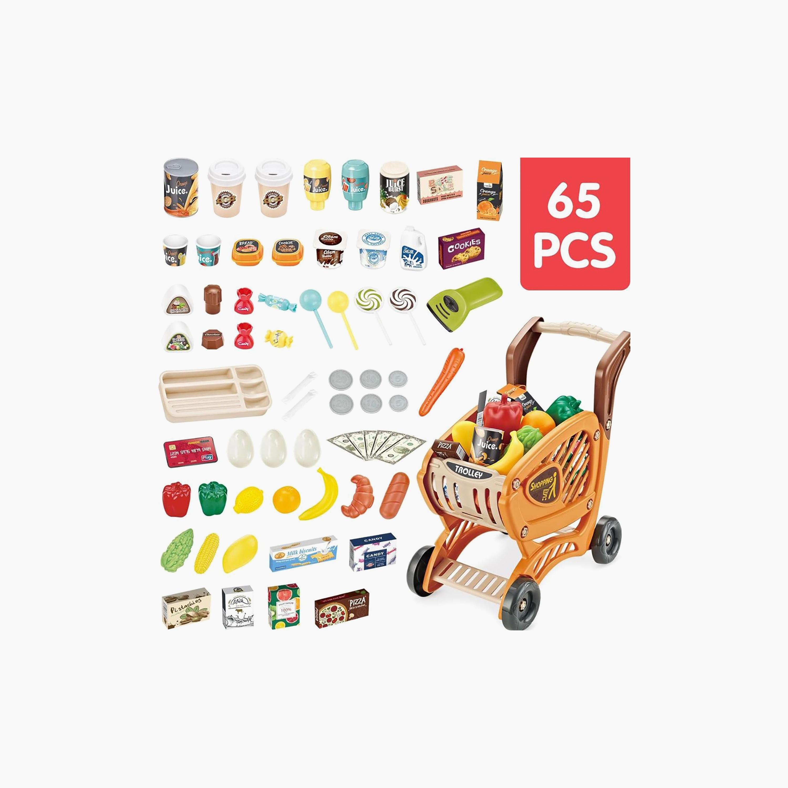 مجموعة لعب السوبر ماركت الفاخر ميني باندا - 3 سنوات فما فوق-toys-roleplay-supermarketandshoppingsets-image-4