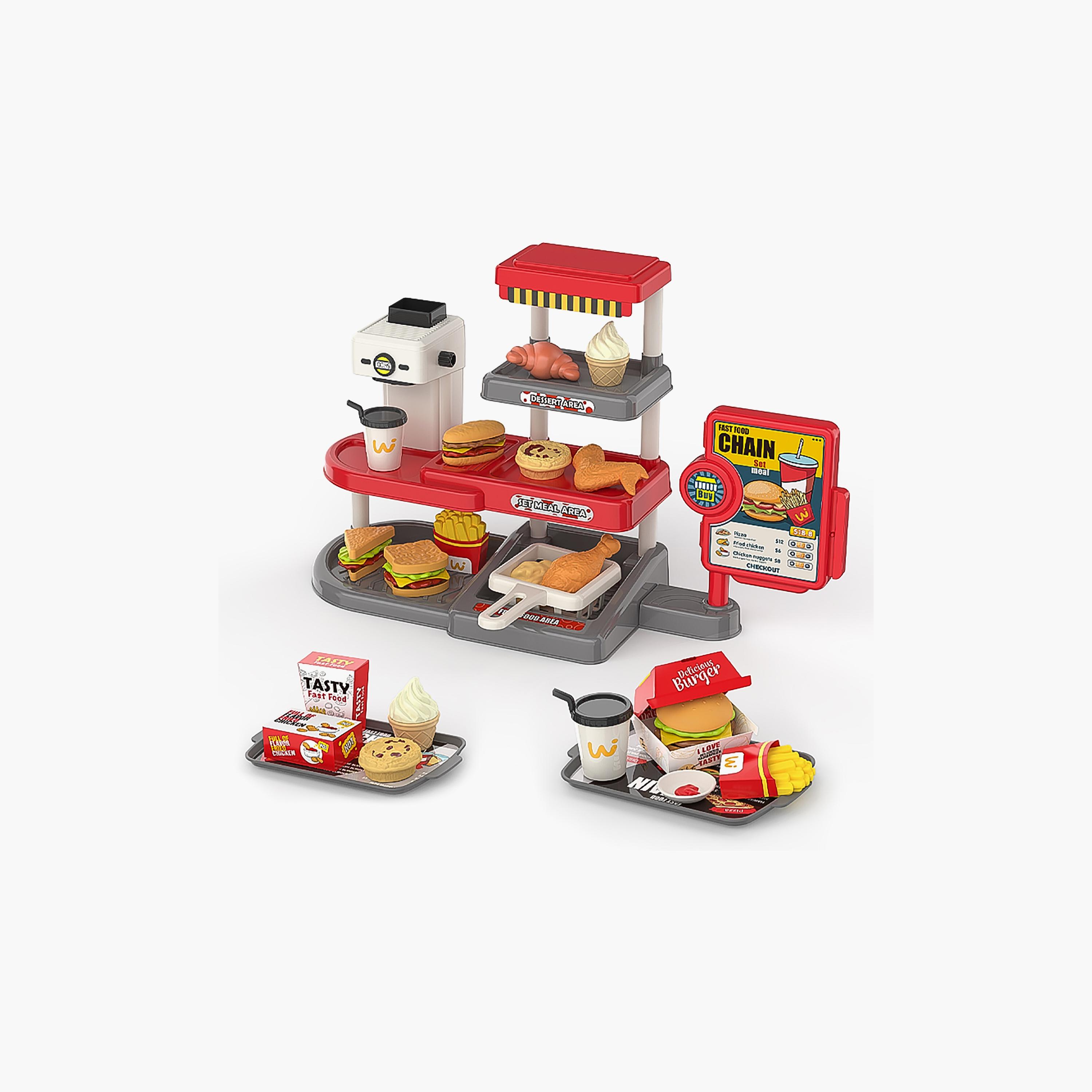 Mini Panda Mini Fast Food Pretend Play Set - 3 Years+-toys-roleplay-playfoods-image-1