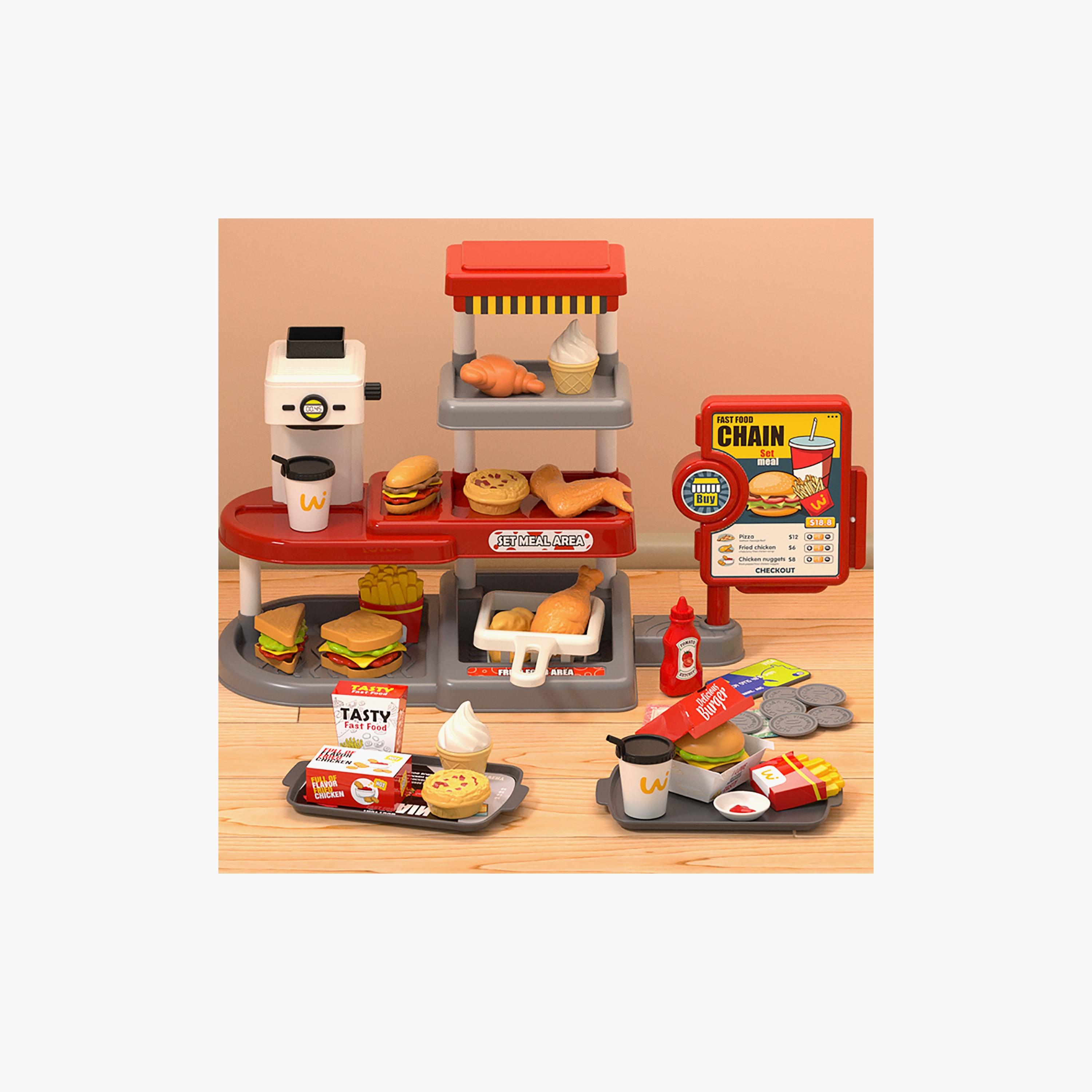 Mini Panda Mini Fast Food Pretend Play Set - 3 Years+-toys-roleplay-playfoods-image-11