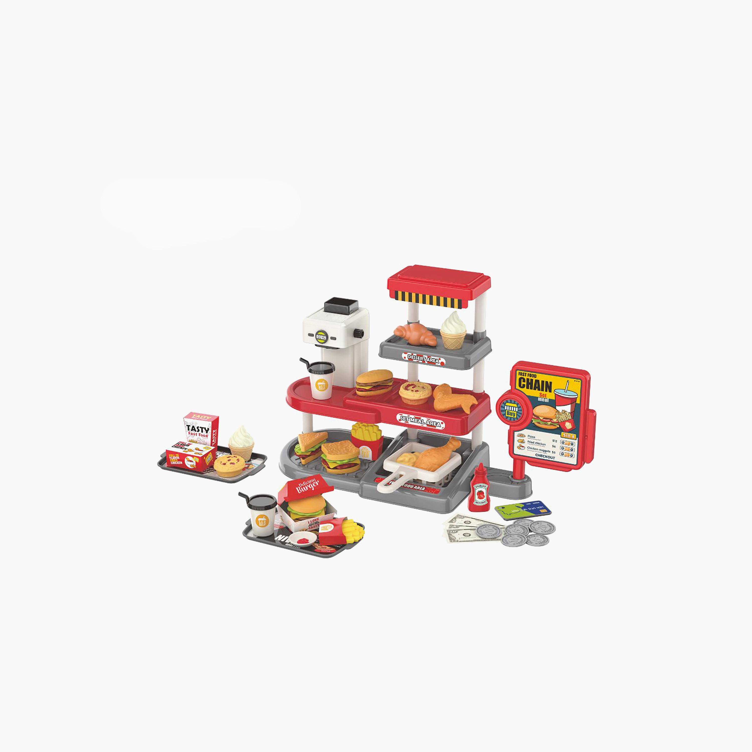 Mini Panda Mini Fast Food Pretend Play Set - 3 Years+-toys-roleplay-playfoods-image-2