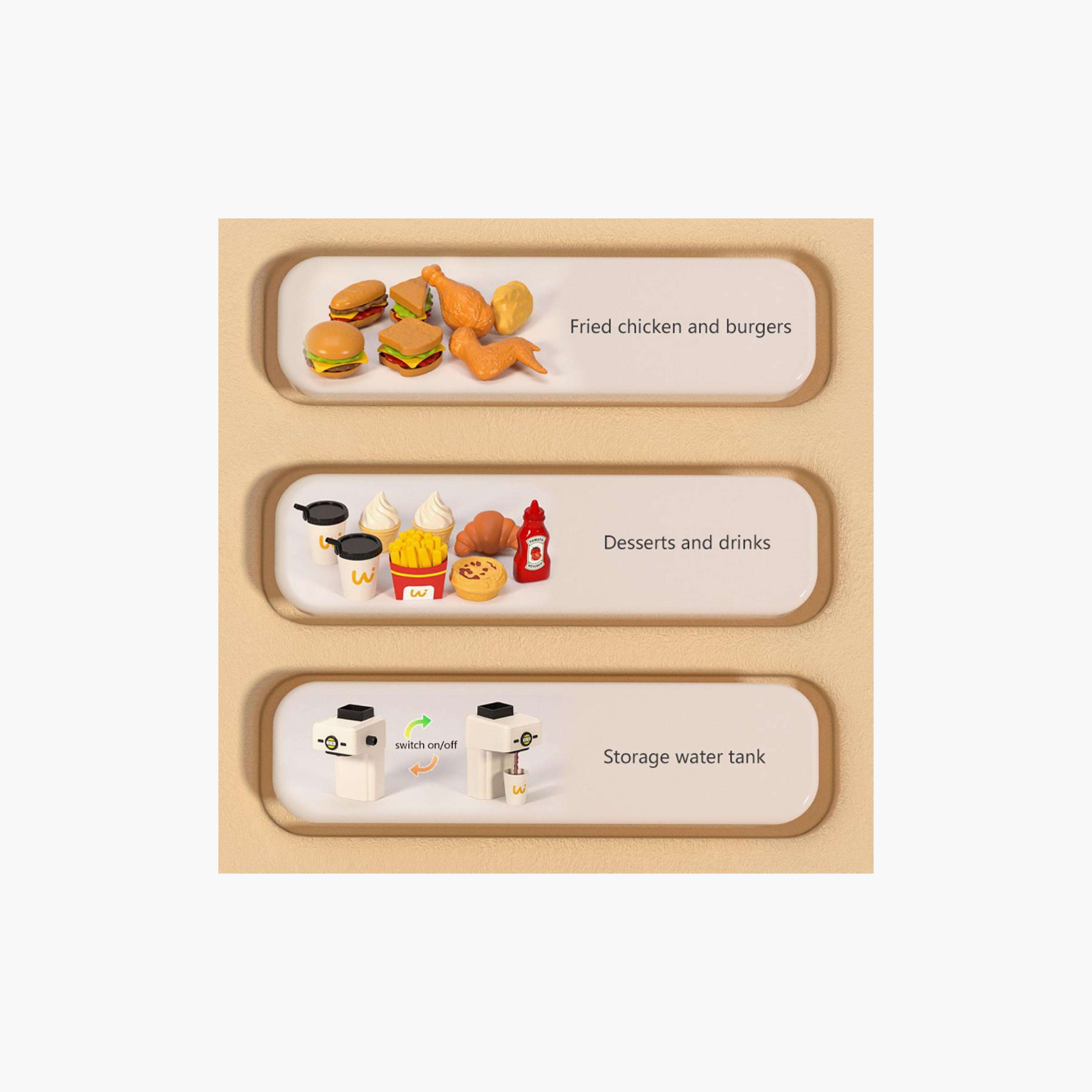 Mini Panda Mini Fast Food Pretend Play Set - 3 Years+-toys-roleplay-playfoods-image-9