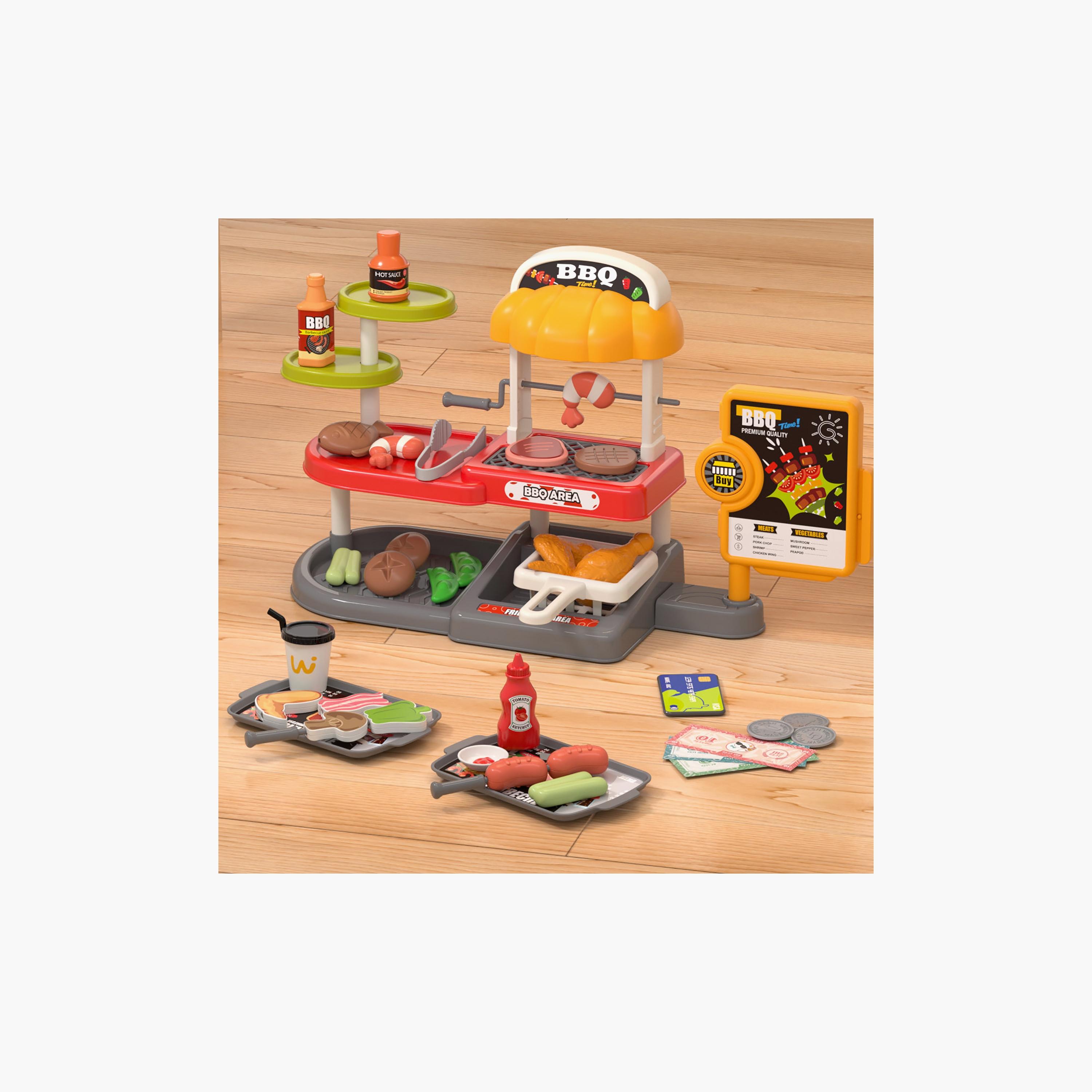 Mini Panda Mini BBQ Pretend Play Set - 3 Years+-toys-roleplay-playfoods-image-7
