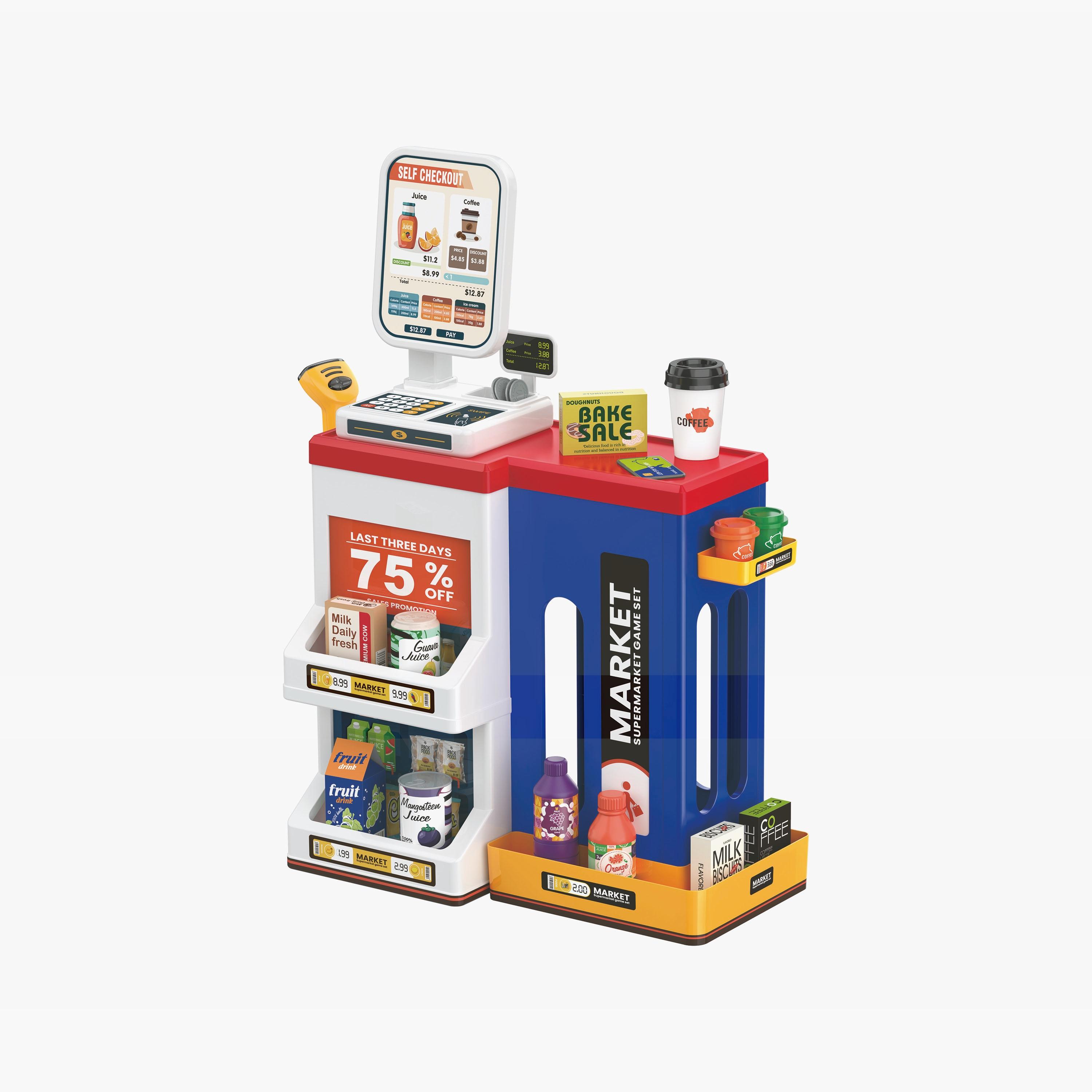 مجموعة لعب سوبر ماركت سبلايندور ميني باندا - 3 سنوات فما فوق-toys-roleplay-supermarketandshoppingsets-image-1