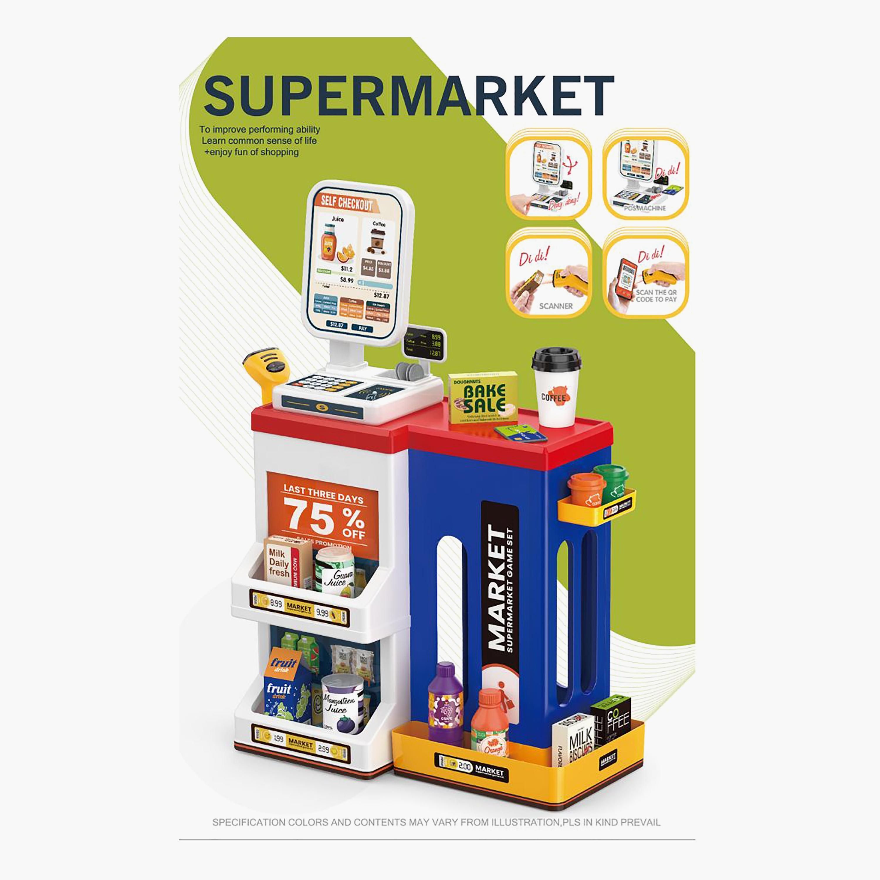 مجموعة لعب سوبر ماركت سبلايندور ميني باندا - 3 سنوات فما فوق-toys-roleplay-supermarketandshoppingsets-image-2