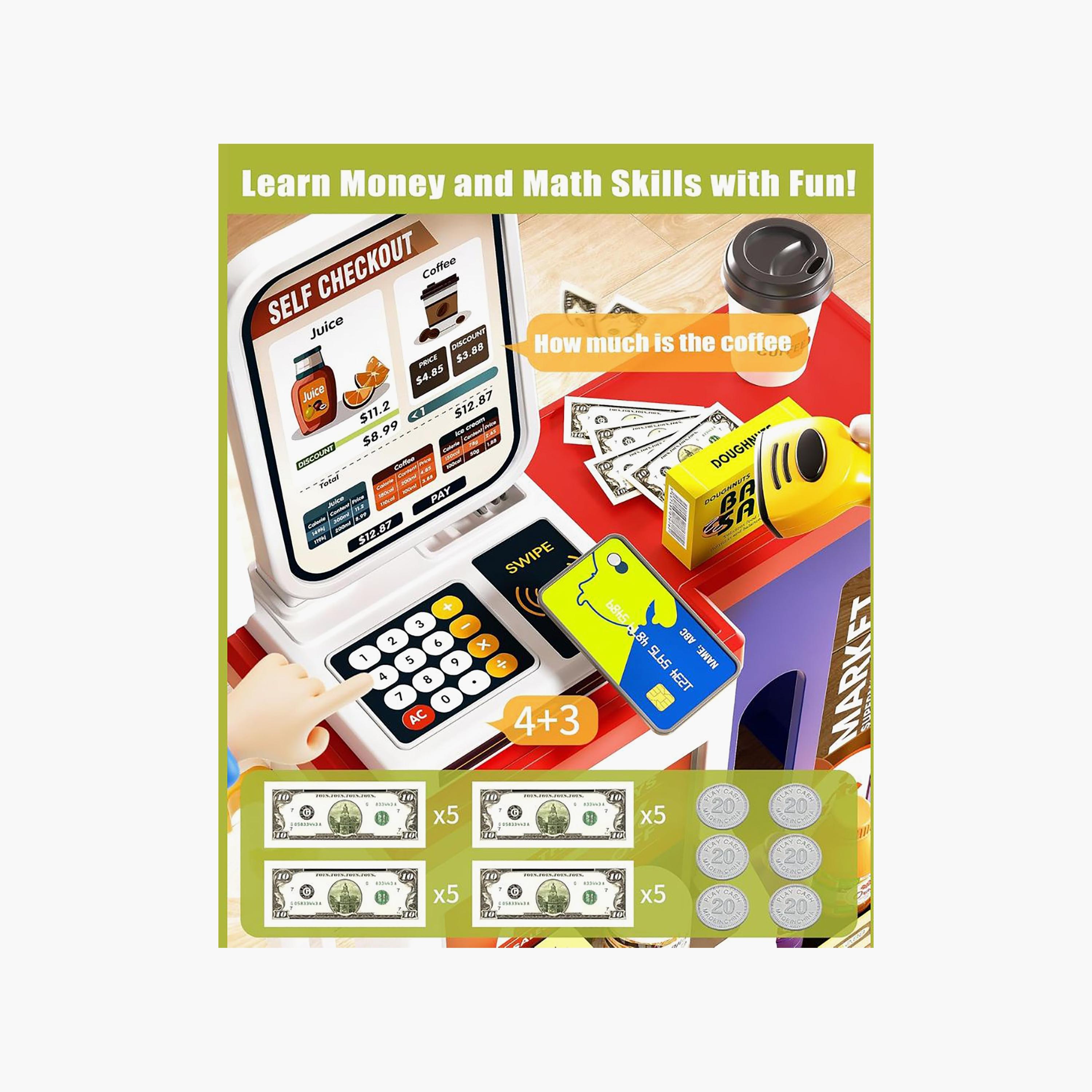مجموعة لعب سوبر ماركت سبلايندور ميني باندا - 3 سنوات فما فوق-toys-roleplay-supermarketandshoppingsets-image-3