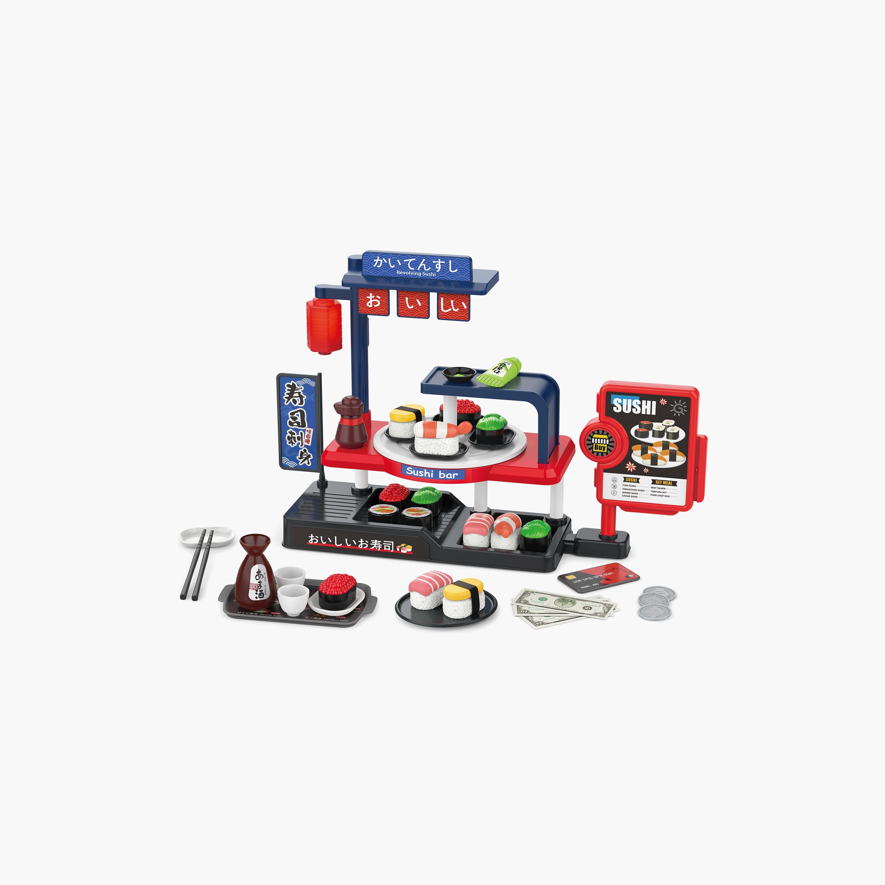 Mini Panda Mini Sushi Bar Pretend Play Set - 3 Years+-toys-roleplay-playfoods-image-1
